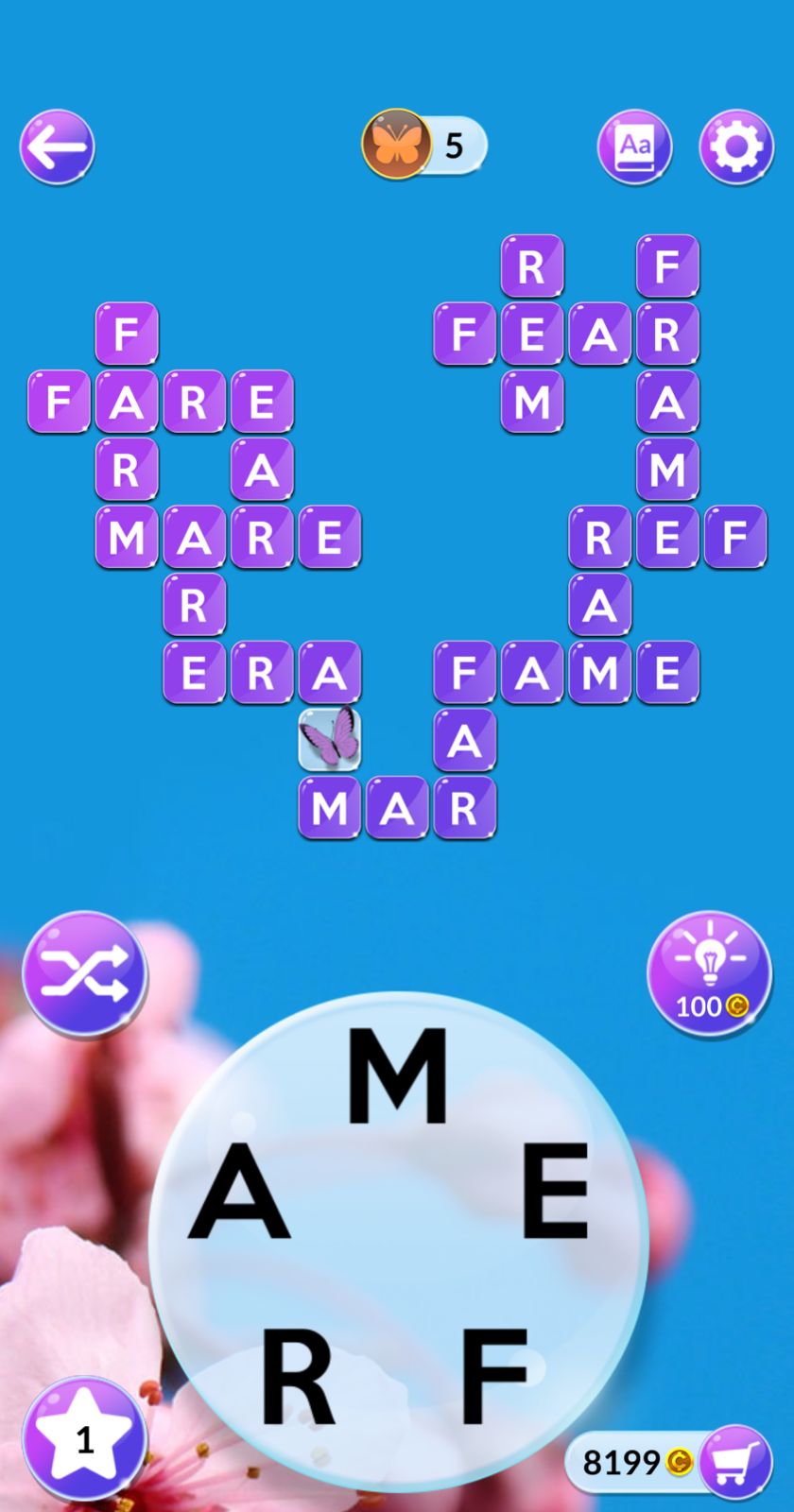 Wordscapes In Bloom Daily October 22 2025