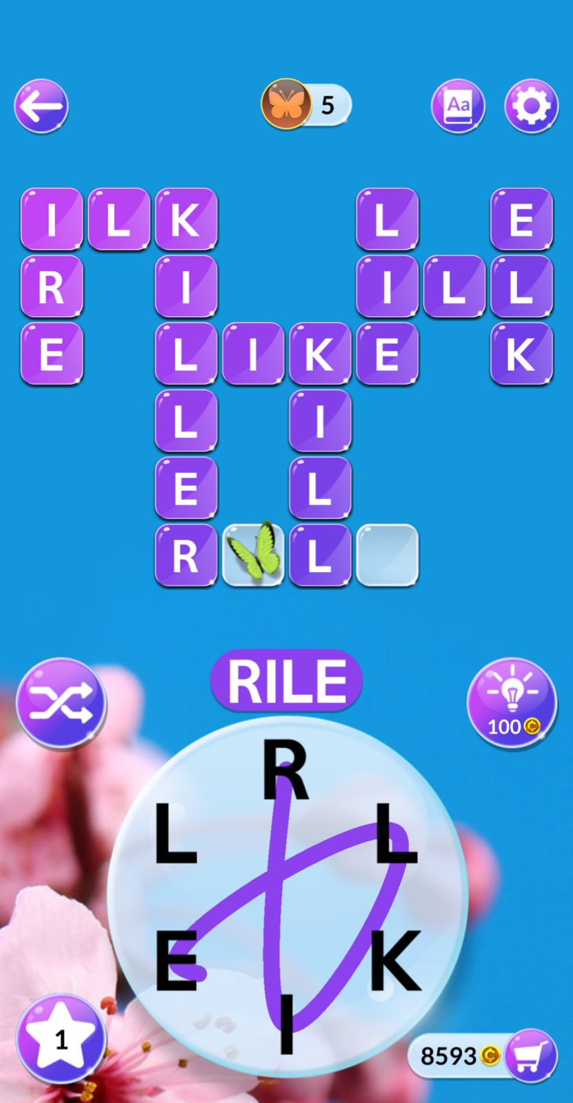 Wordscapes In Bloom Daily October 4 2025