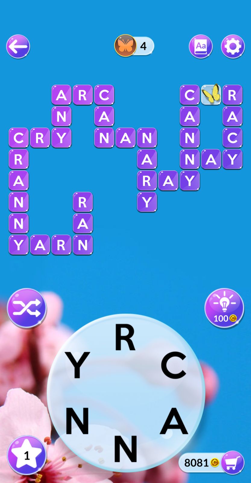 Wordscapes In Bloom Daily October 8 2025