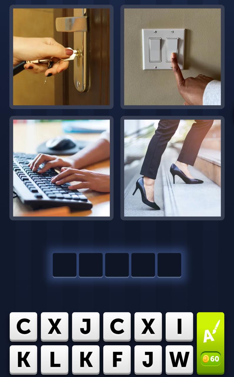4 Pics 1 Word Daily Bonus Puzzle November 22 2025