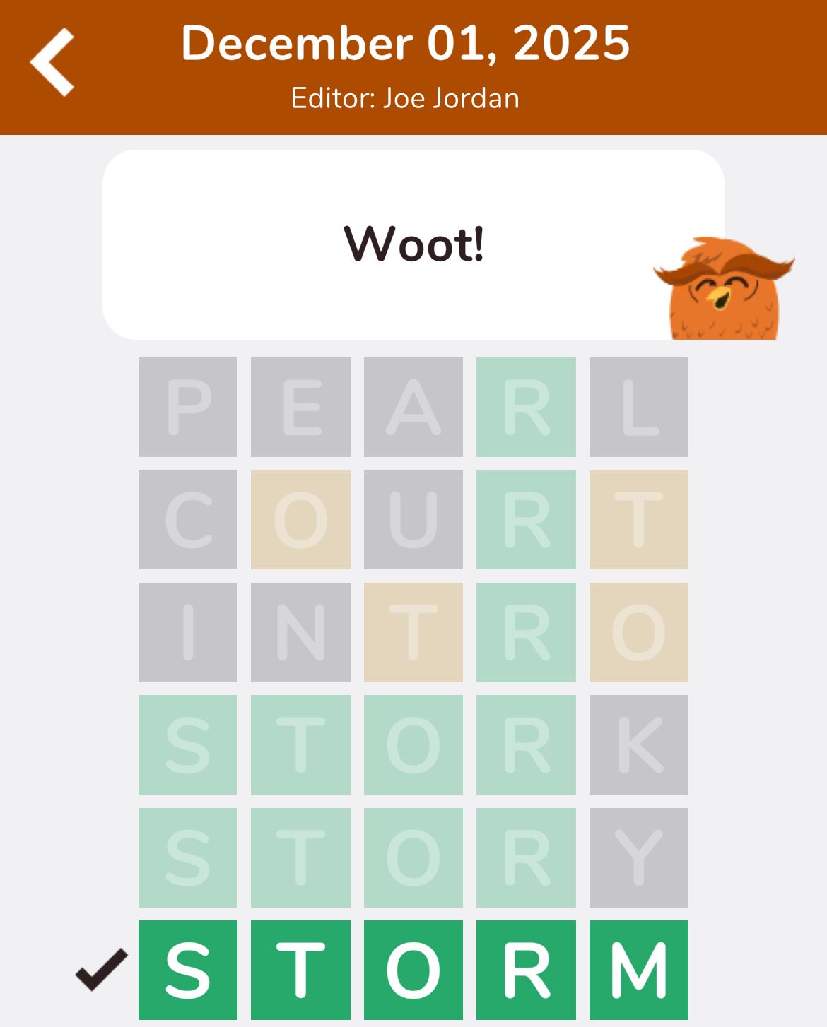 7 Little Words Hootle December 1 2025