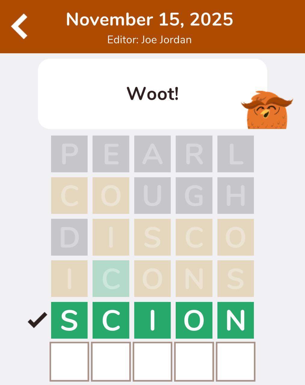 7 Little Words Hootle November 15 2025