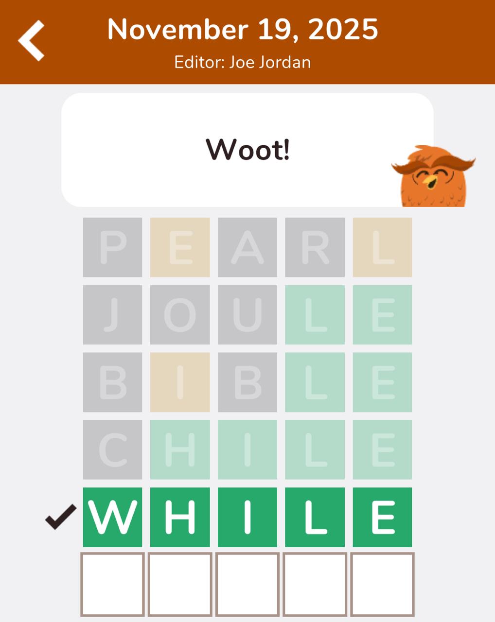 7 Little Words Hootle November 19 2025