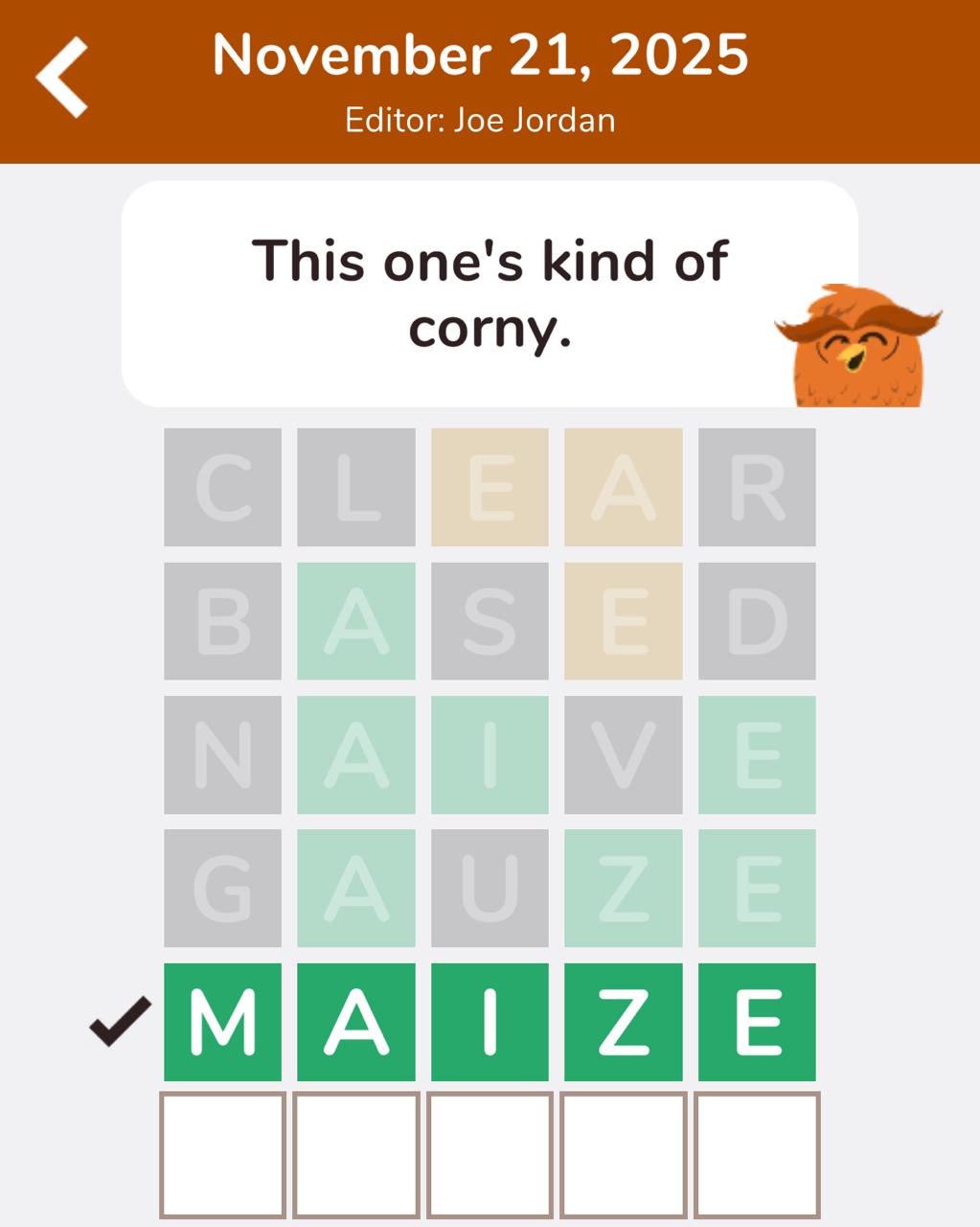 7 Little Words Hootle November 21 2025