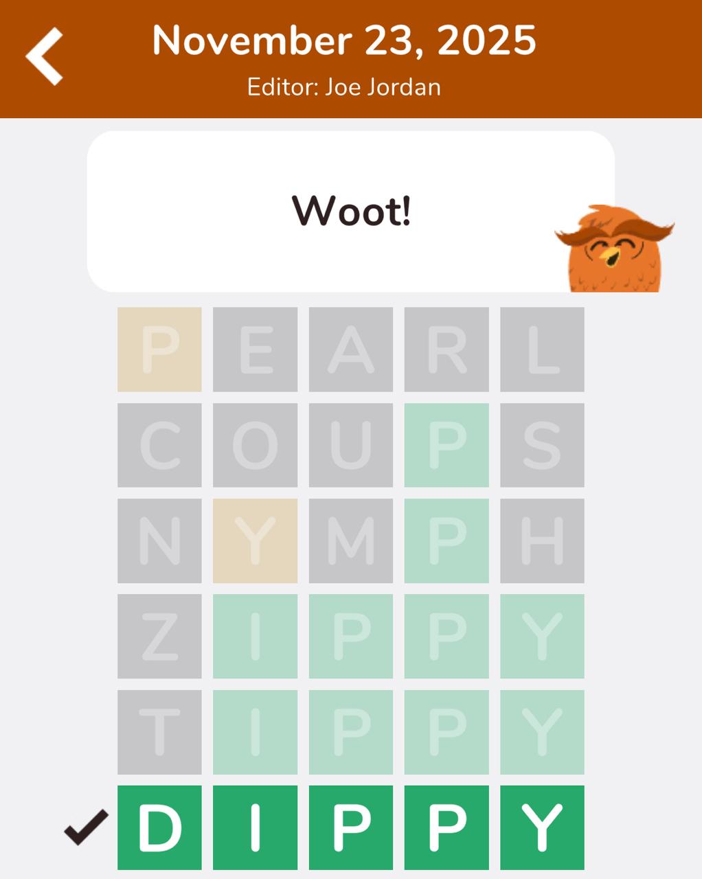 7 Little Words Hootle November 23 2025