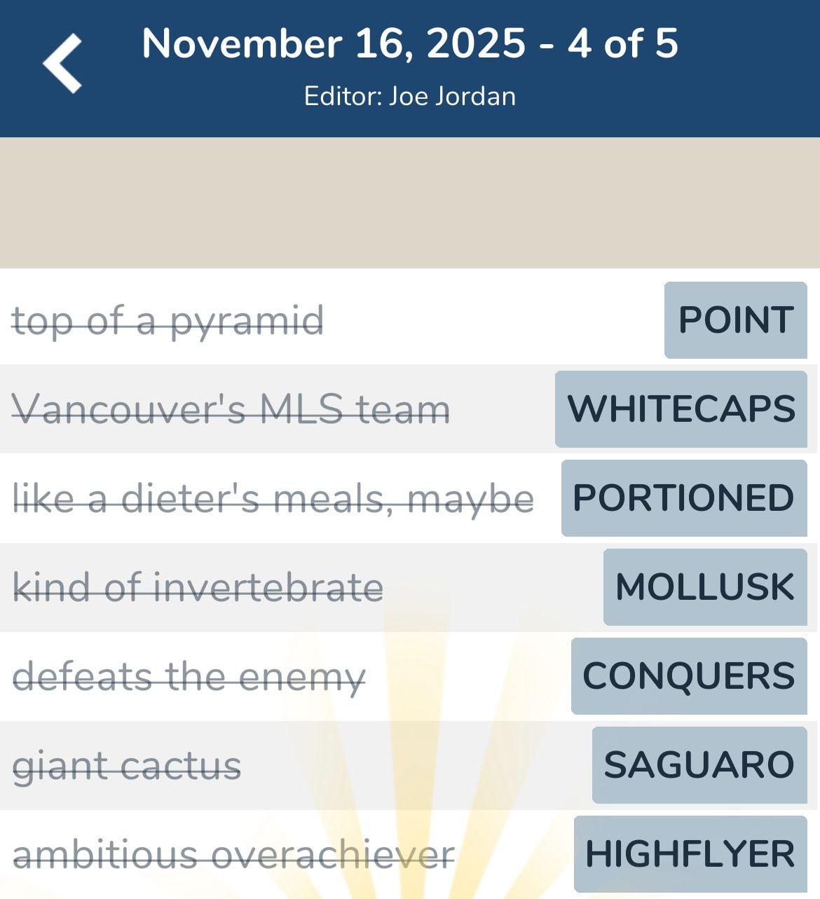 7 Little Words November 16 2025 4