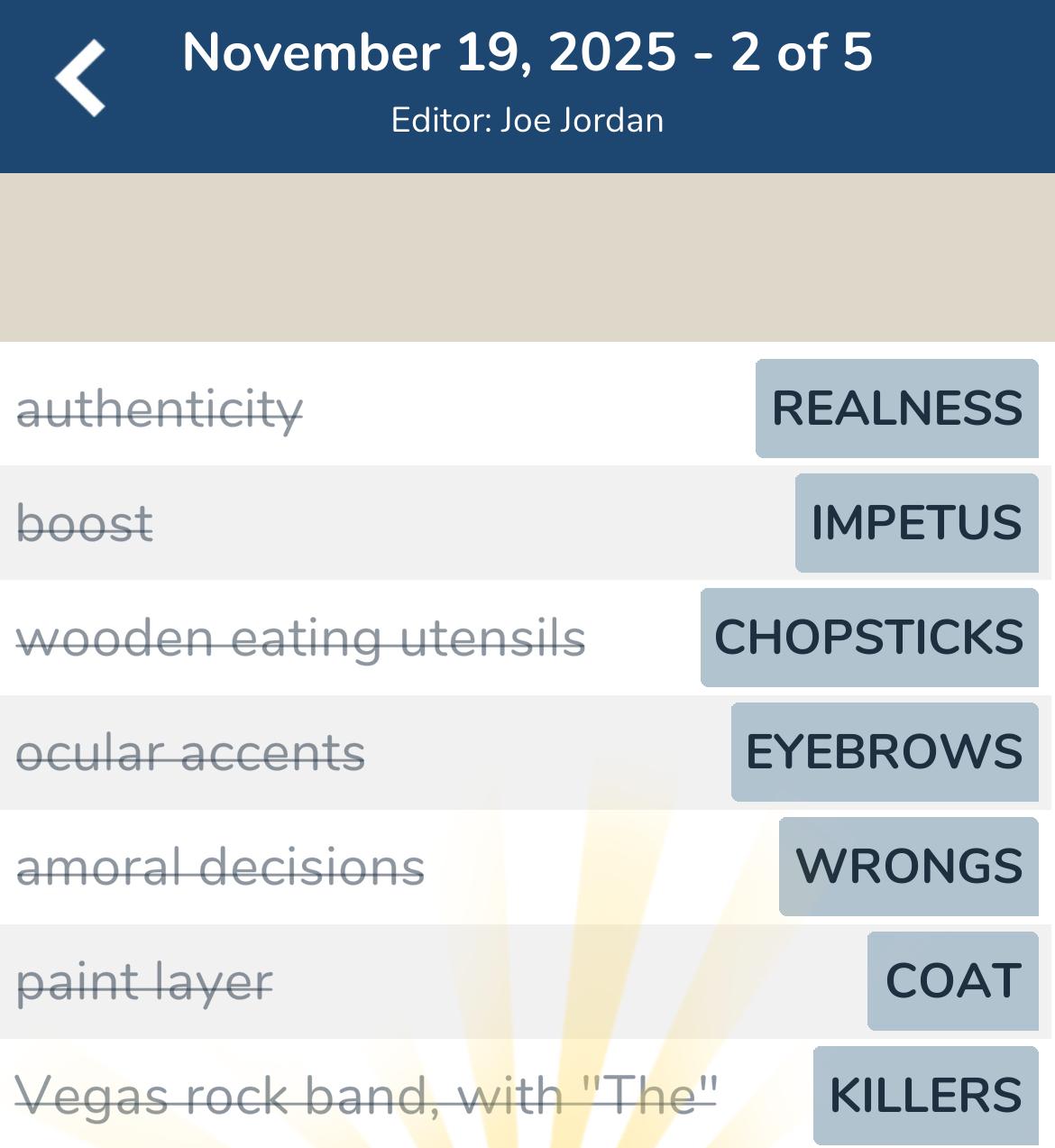 7 Little Words November 19 2025 2