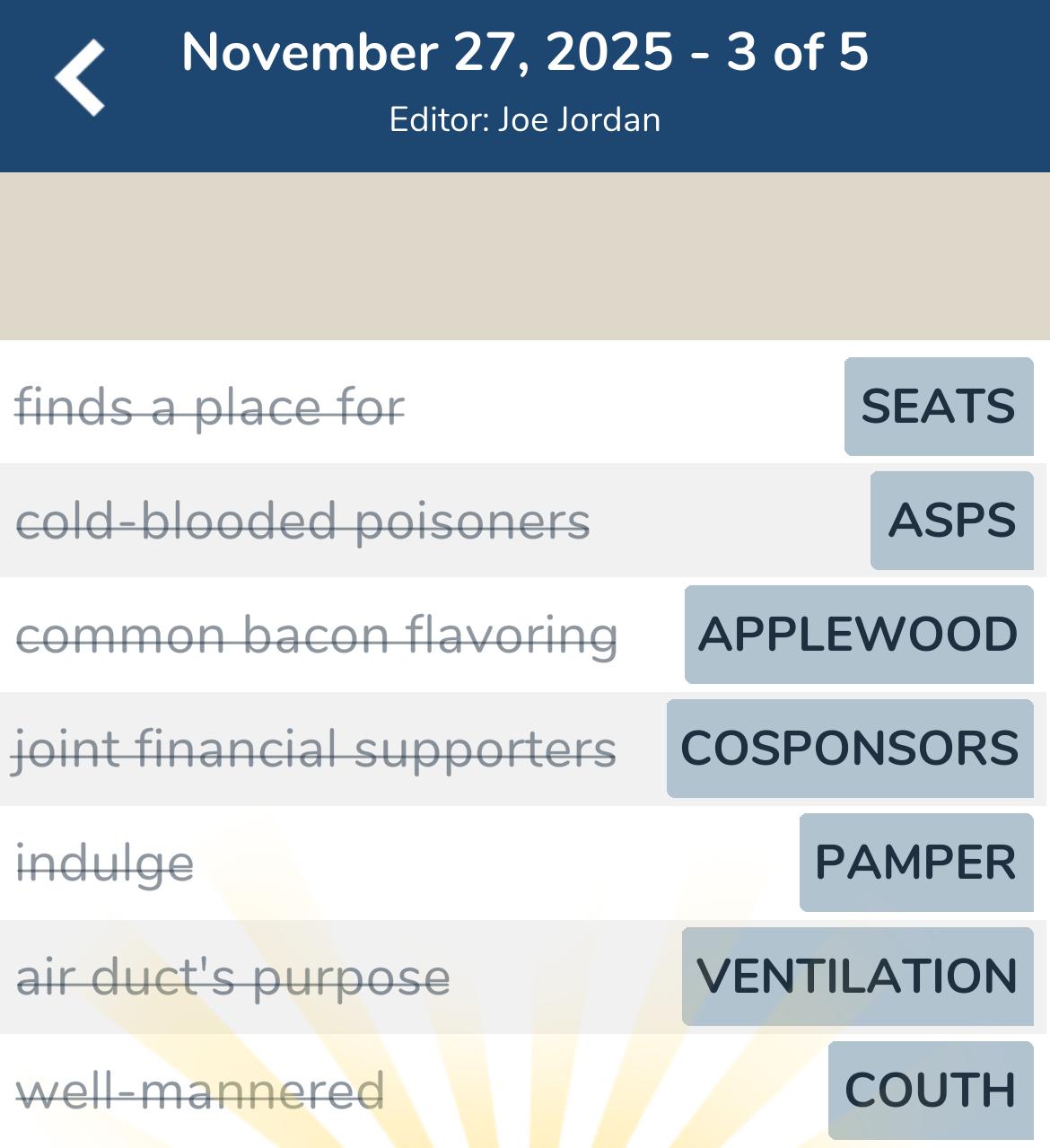 7 Little Words November 27 2025 3