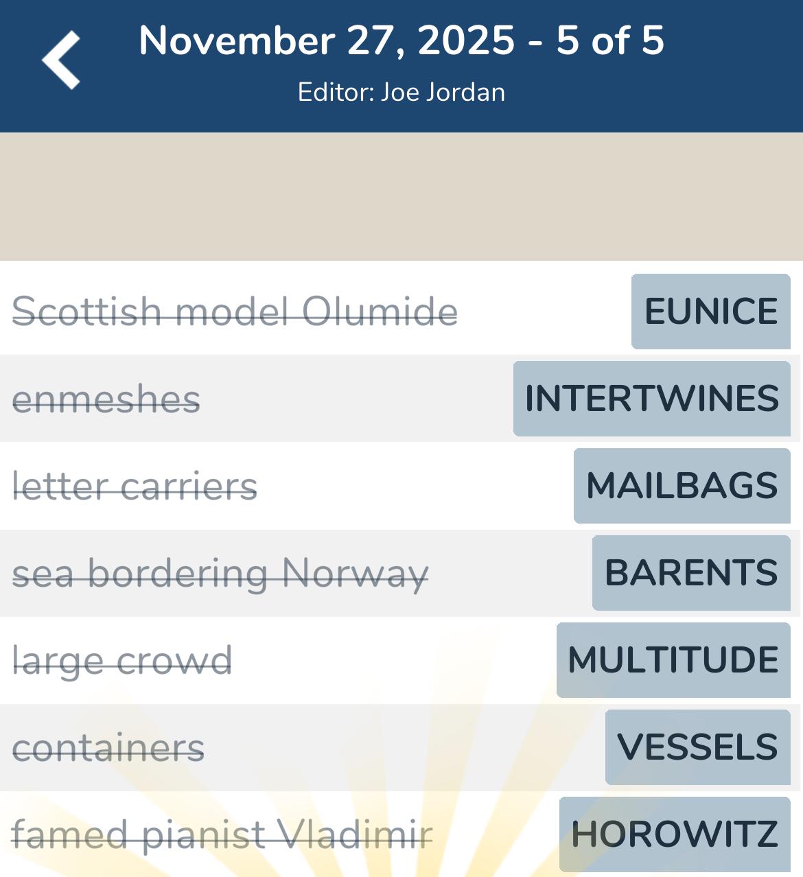 7 Little Words November 27 2025 5