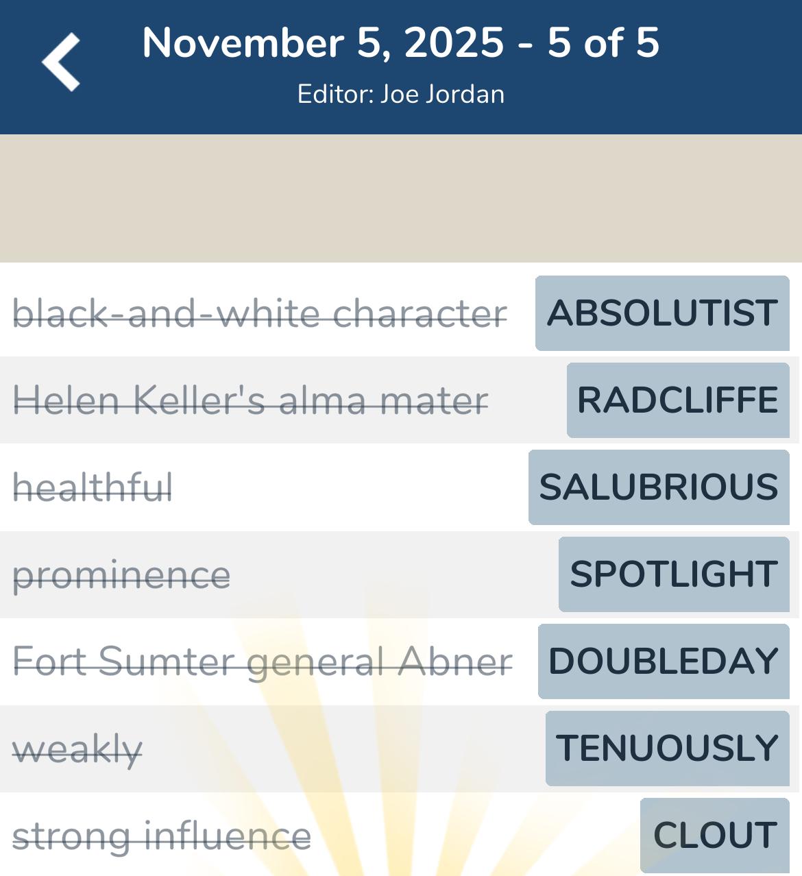 7 Little Words November 5 2025 5 7 Little Words November 5 2025 5