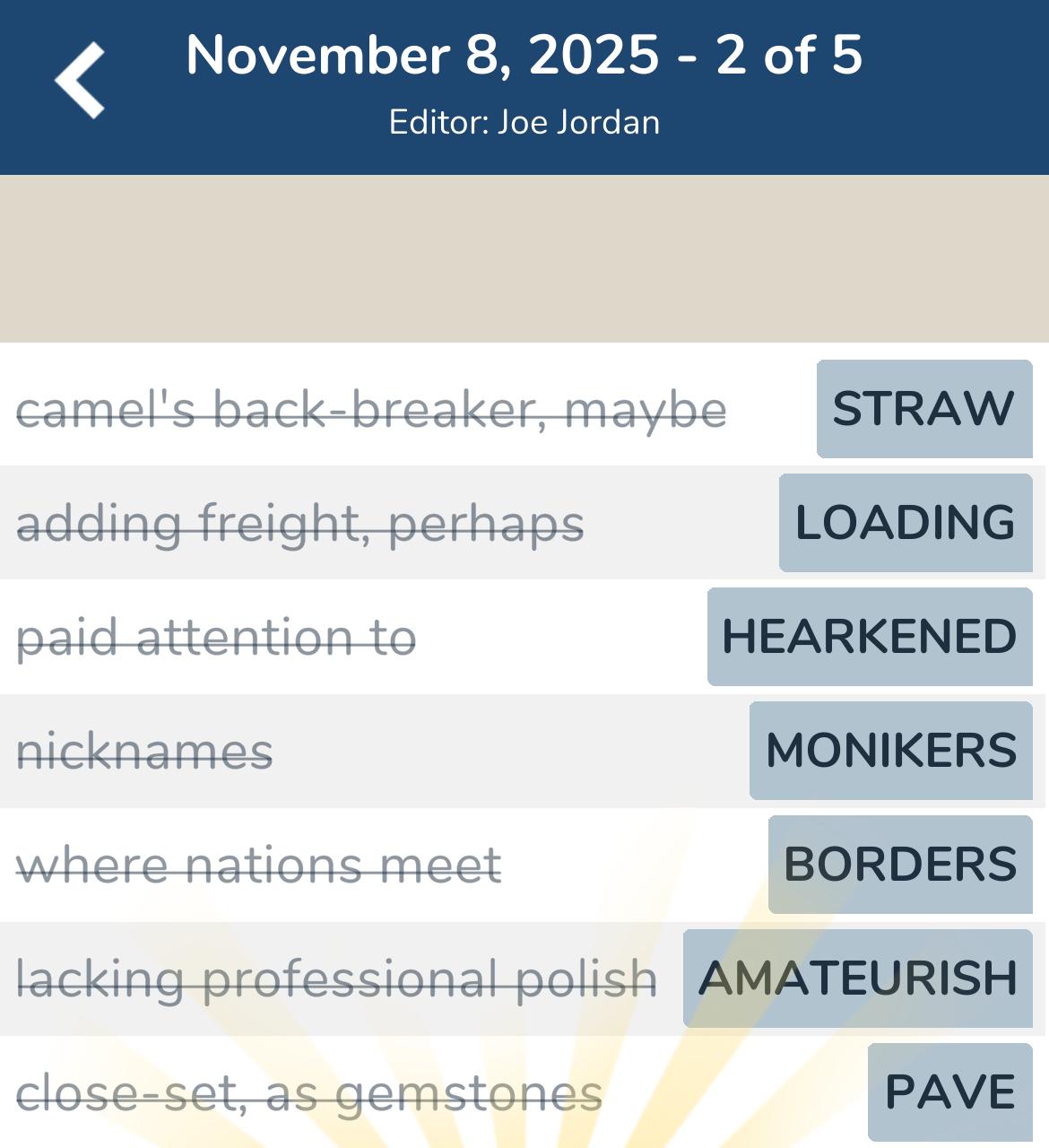 7 Little Words November 8 2025 2 7 Little Words November 8 2025 2