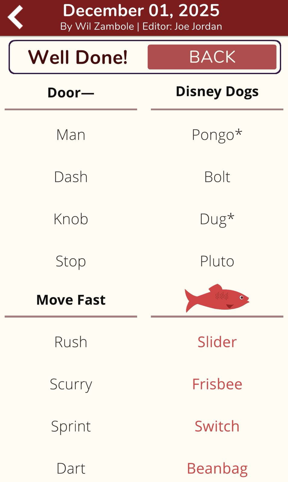 7 Little Words Red Herring December 1 2025