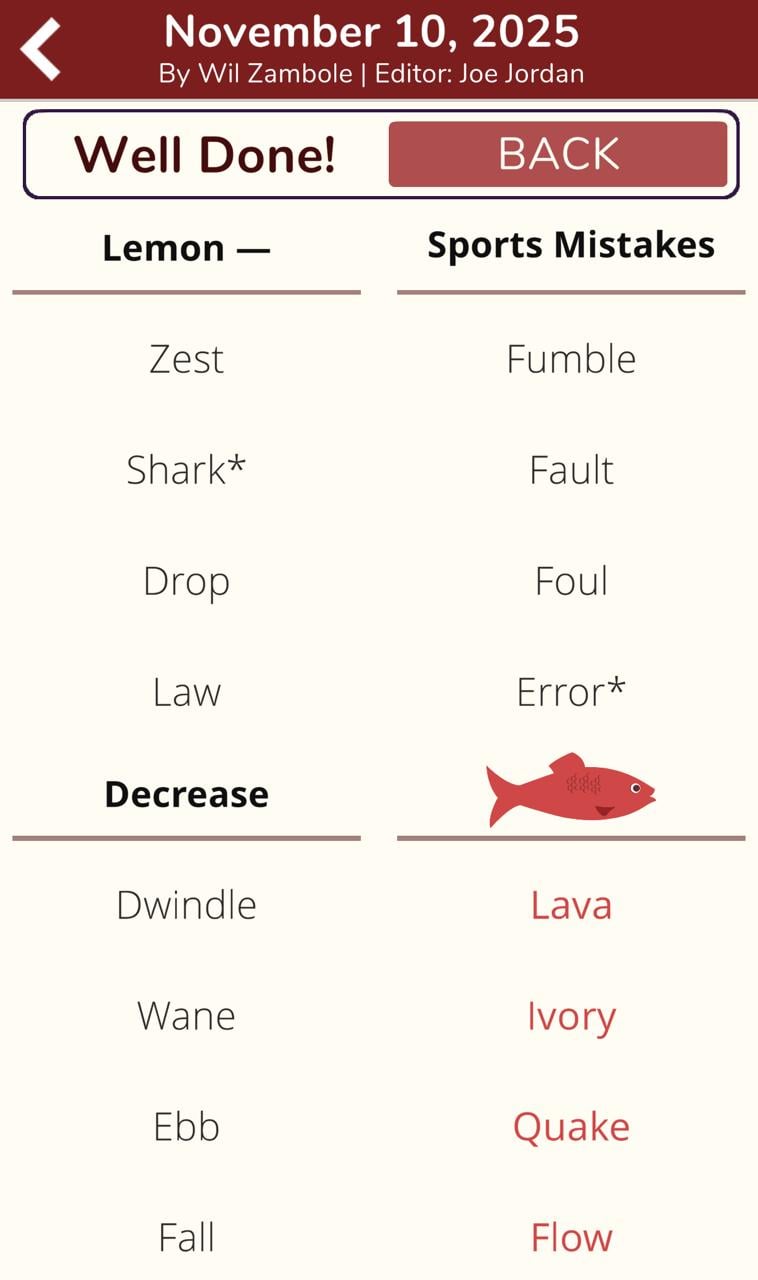 7 Little Words Red Herring November 10 2025 7 Little Words Red Herring November 10 2025