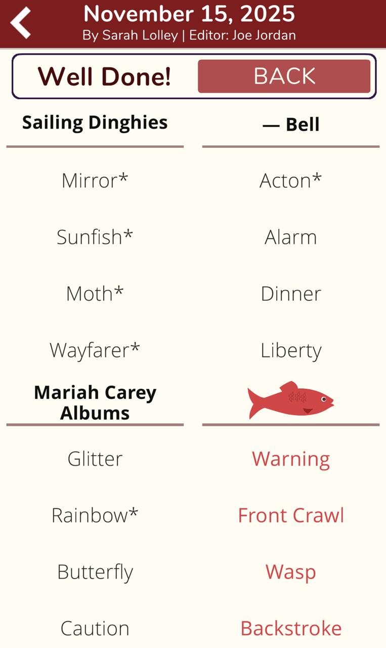 7 Little Words Red Herring November 15 2025