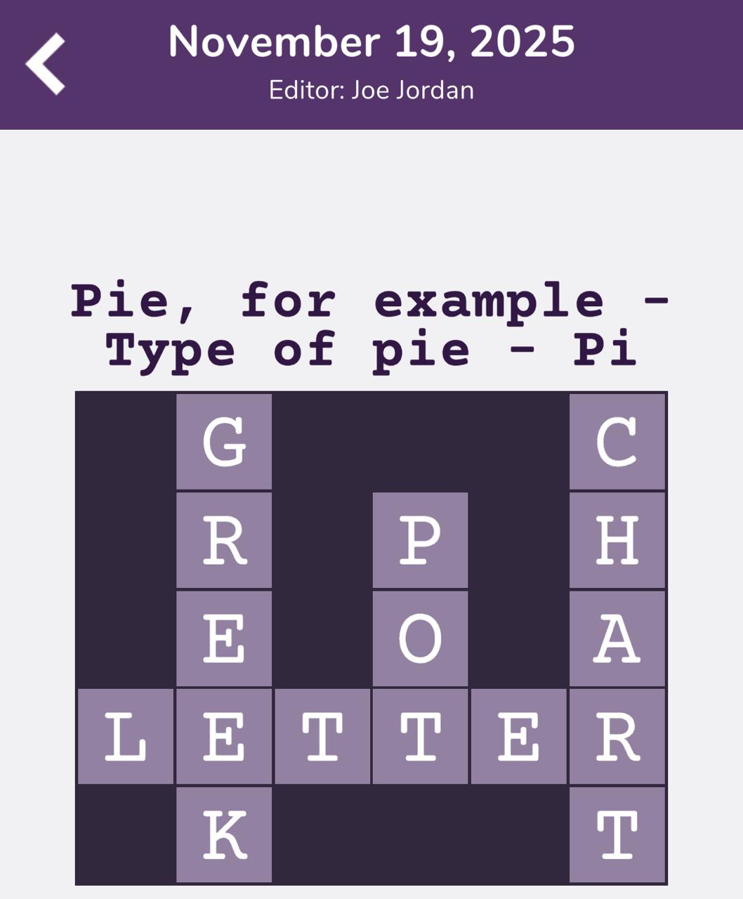 7 Little Words Tiny Little Crosswords November 19 2025