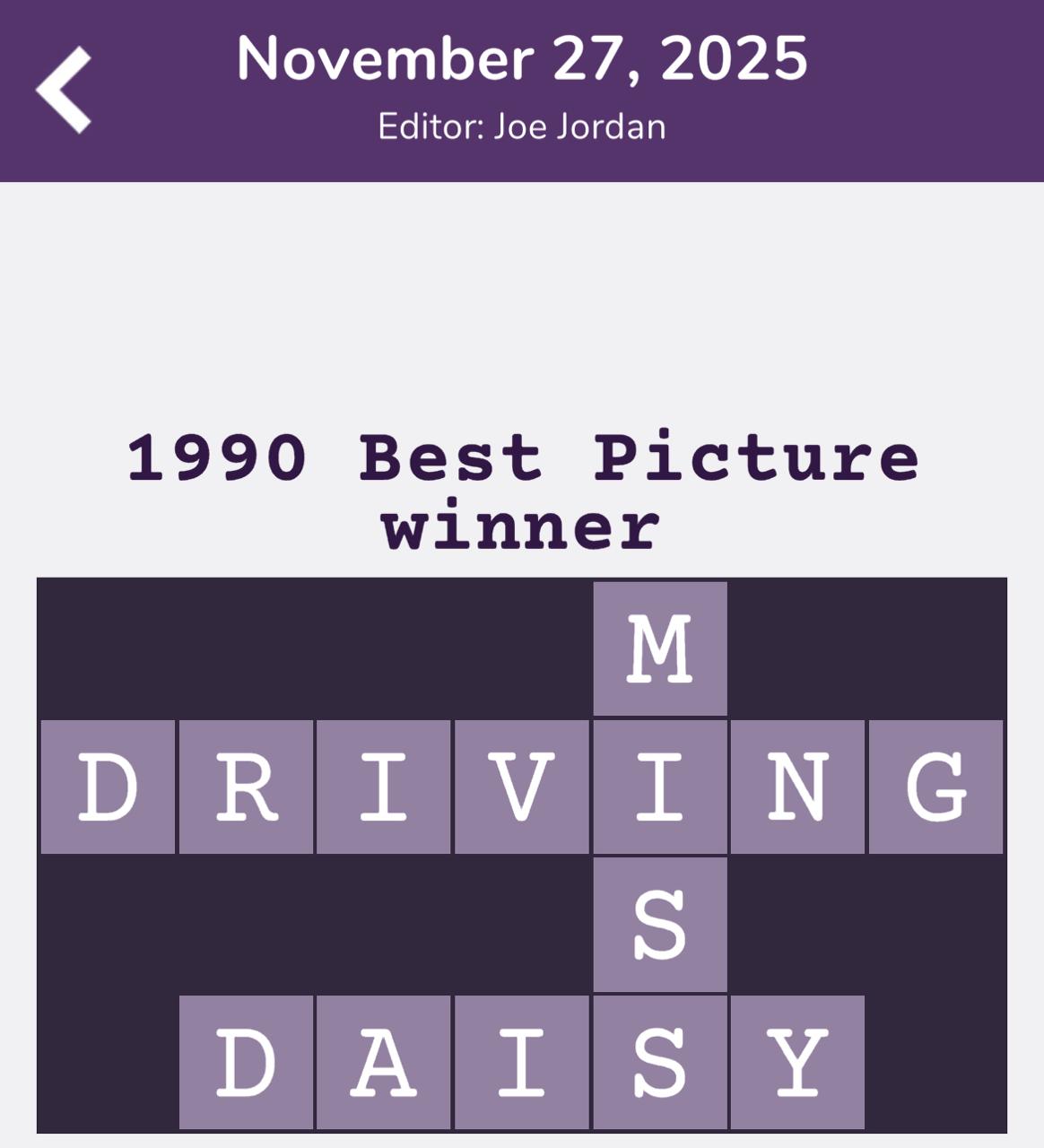 7 Little Words Tiny Little Crosswords November 27 2025 7 Little Words Tiny Little Crosswords November 27 2025