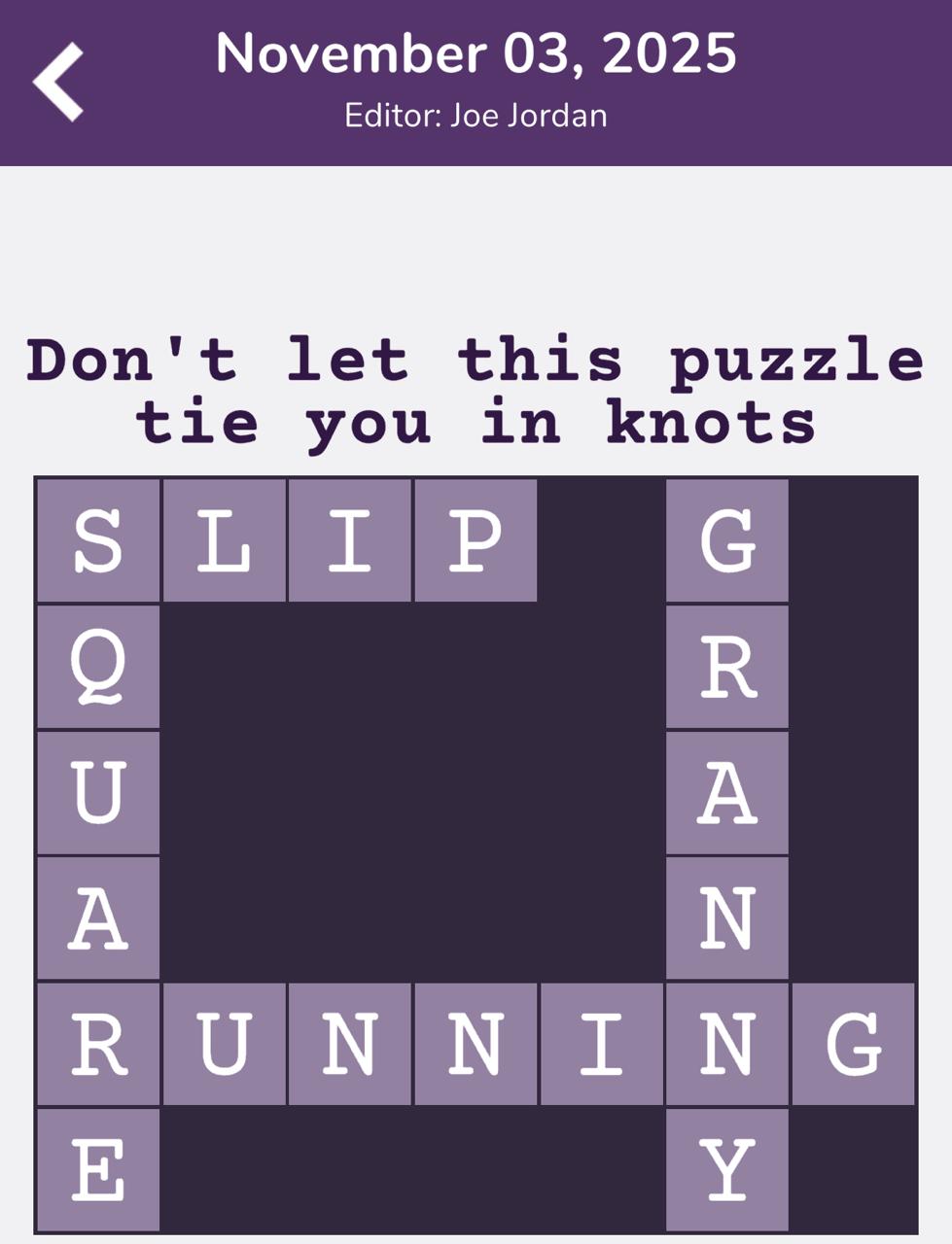 7 Little Words Tiny Little Crosswords November 3 2025