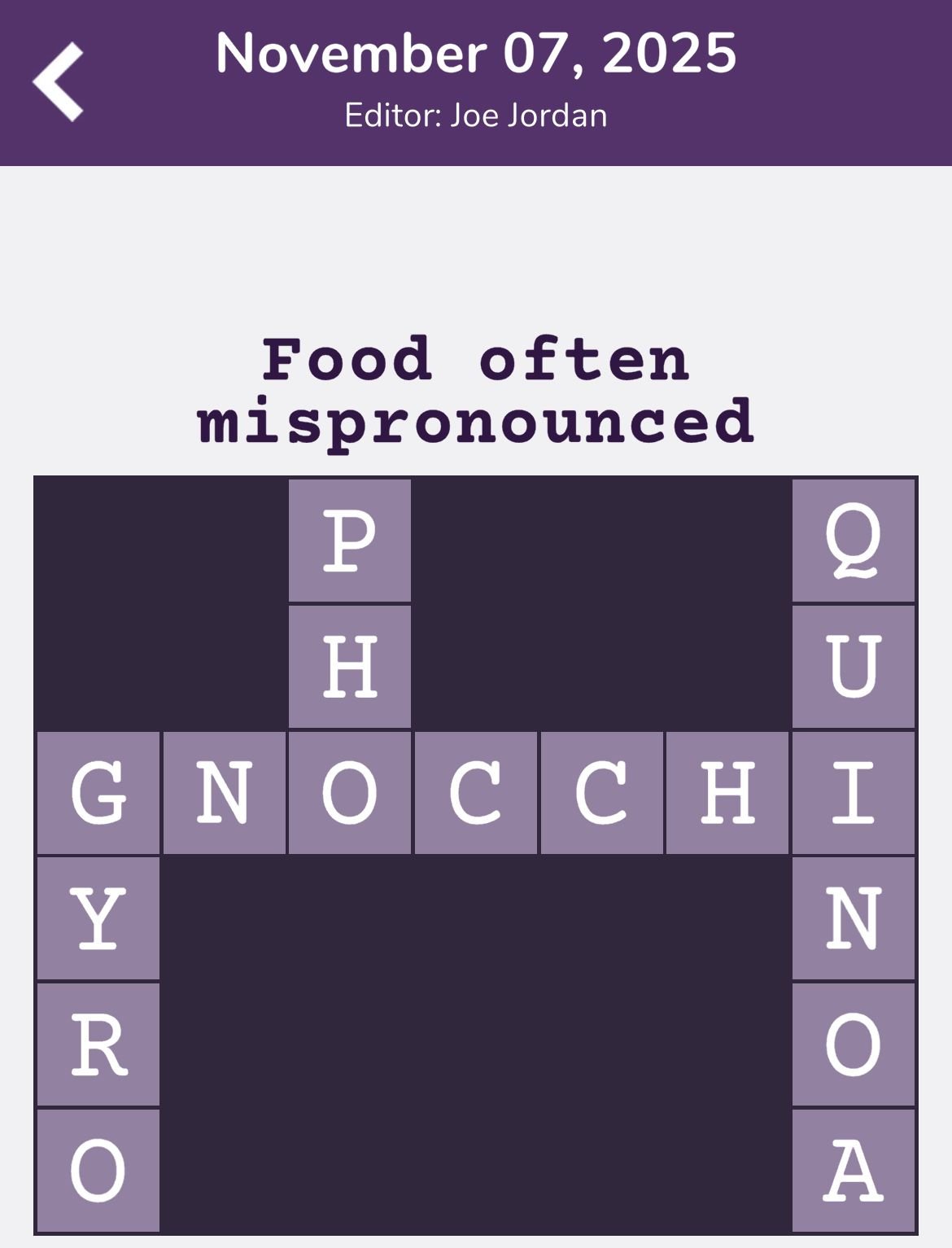 7 Little Words Tiny Little Crosswords November 7 2025