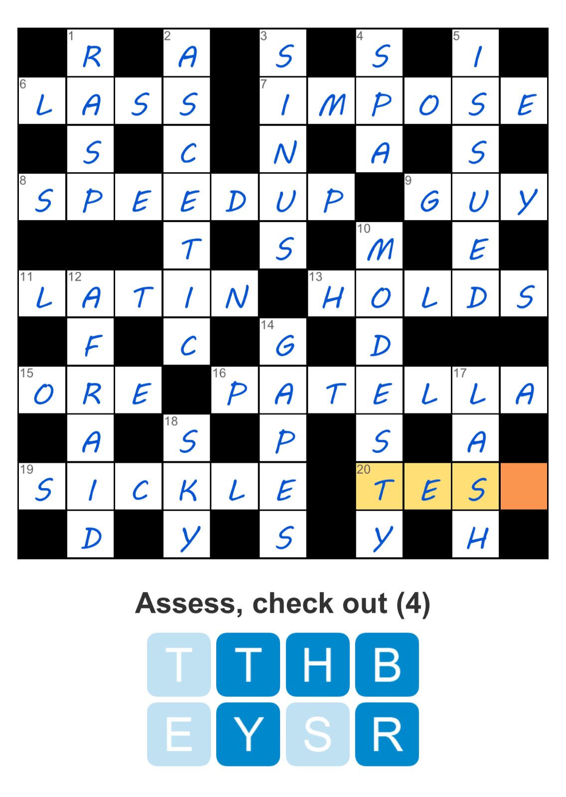 Puzzle Page Crossword November 25 2025