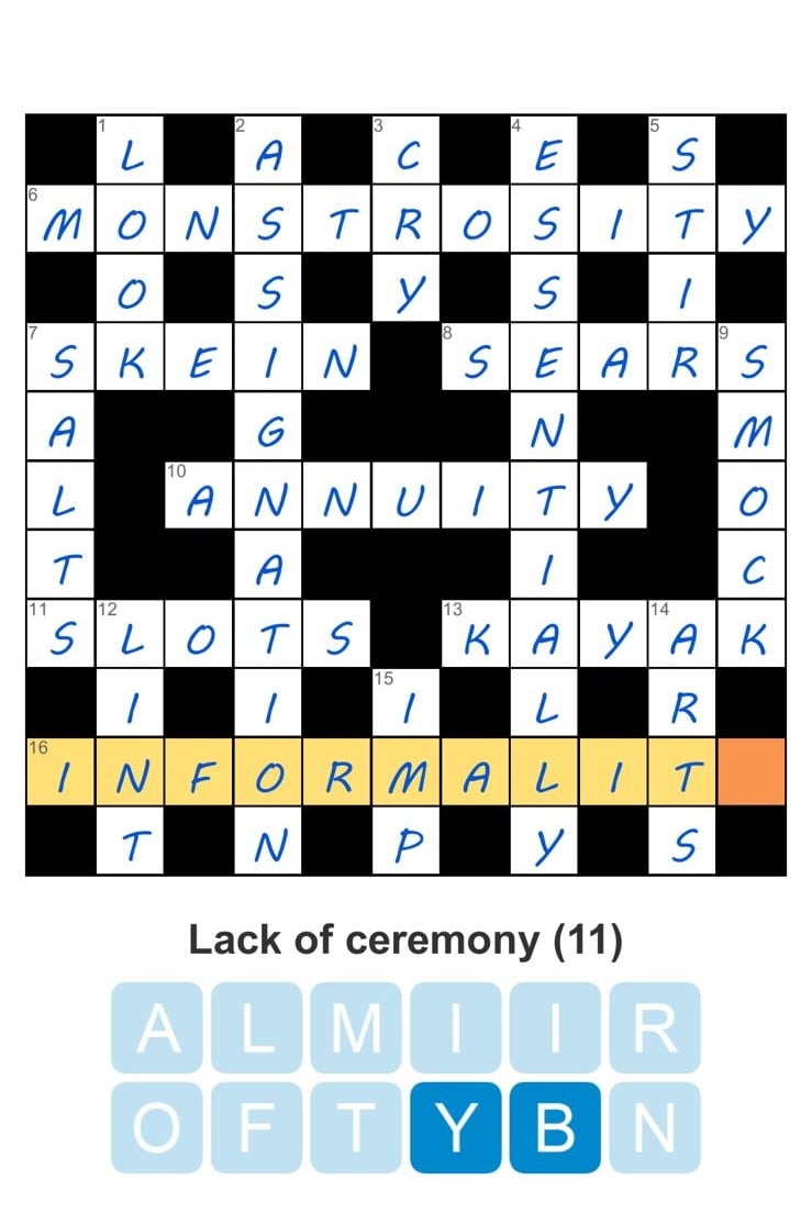 Puzzle Page Crossword November 6 2025