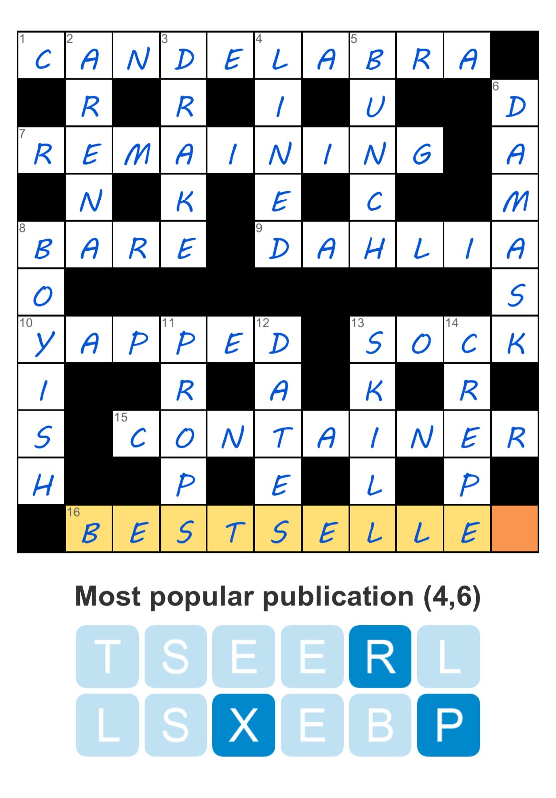 Puzzle Page Crossword November 7 2025