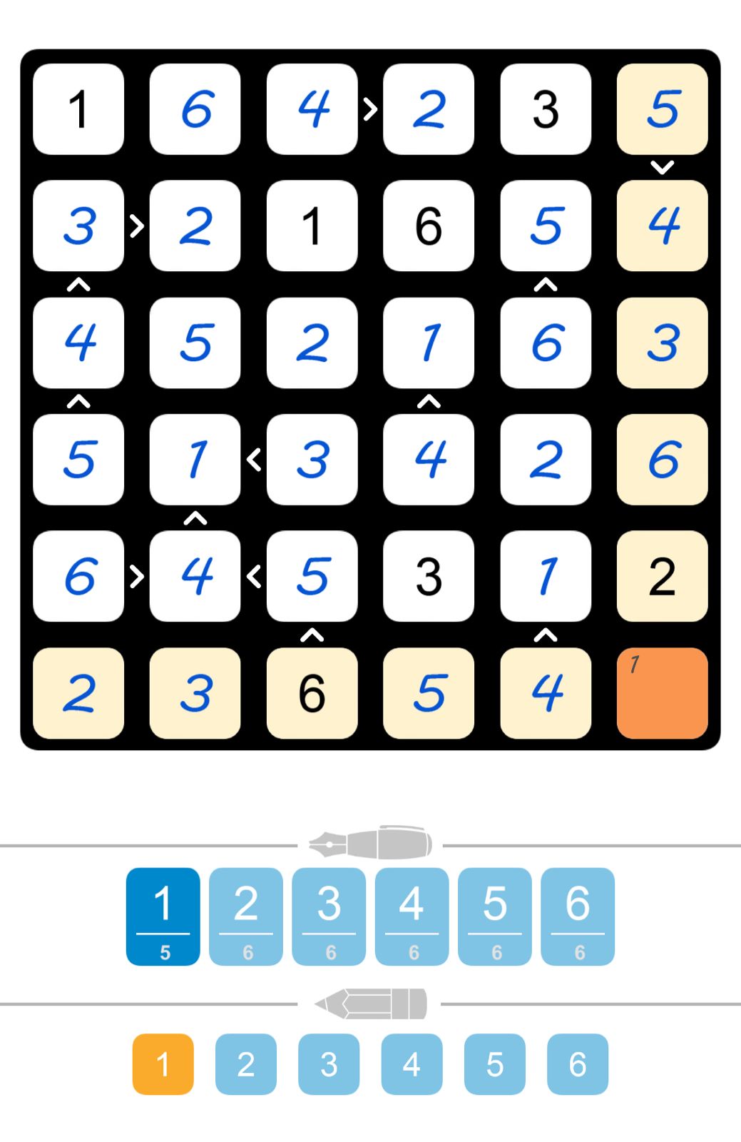 Puzzle Page Futoshiki November 28 2025 Puzzle Page Futoshiki November 28 2025