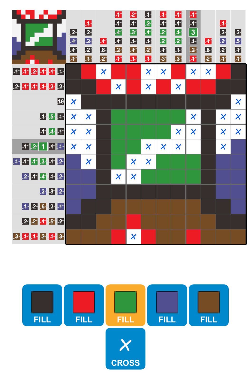 Puzzle Page Picture Cross November 22 2025