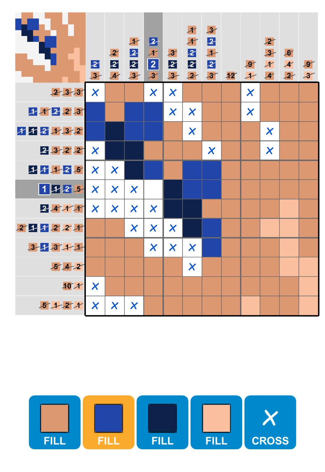 Puzzle Page Picture Cross November 6 2025 Puzzle Page Picture Cross November 6 2025