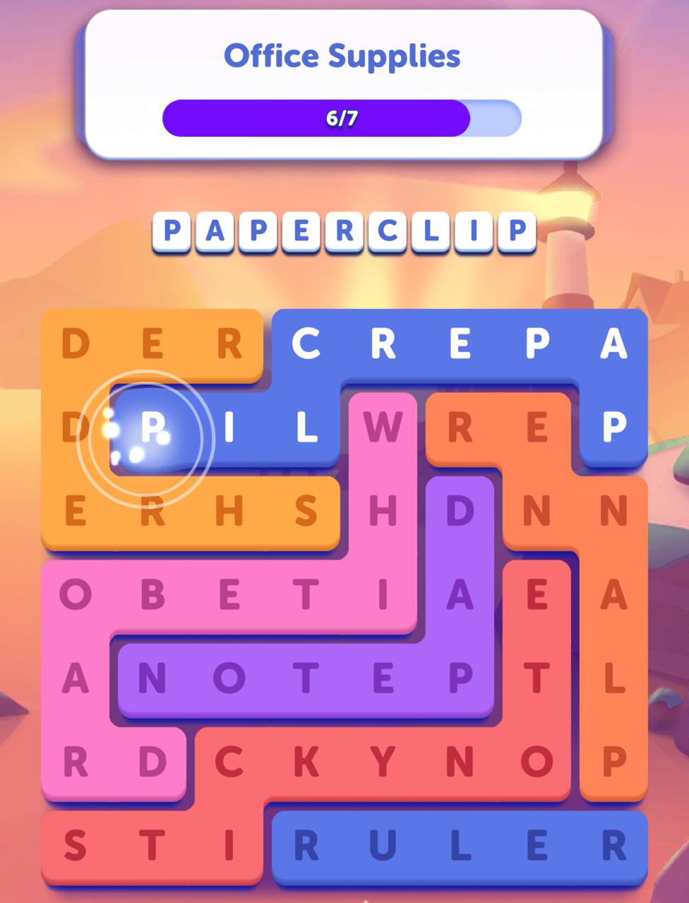 Word Lanes Daily Unwind November 21 2025