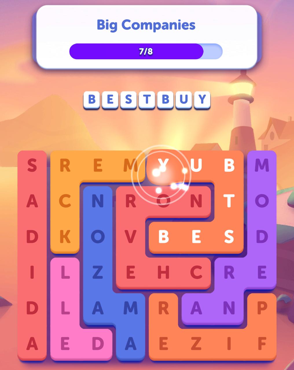 Word Lanes Daily Unwind November 24 2025