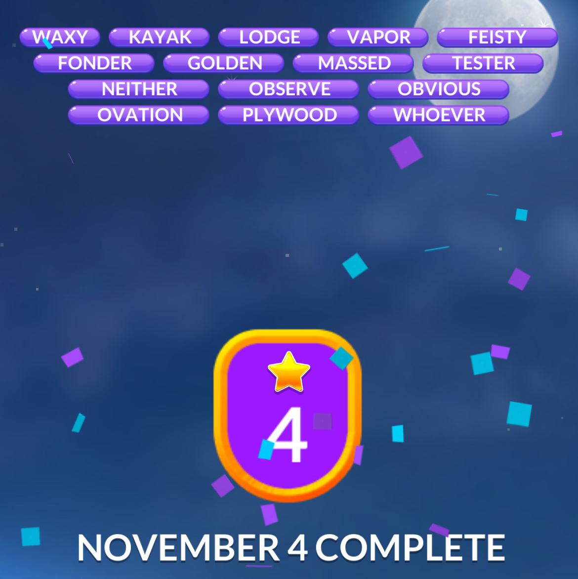 Word Stacks Daily Puzzle November 4 2025 Word Stacks Daily Puzzle November 4 2025