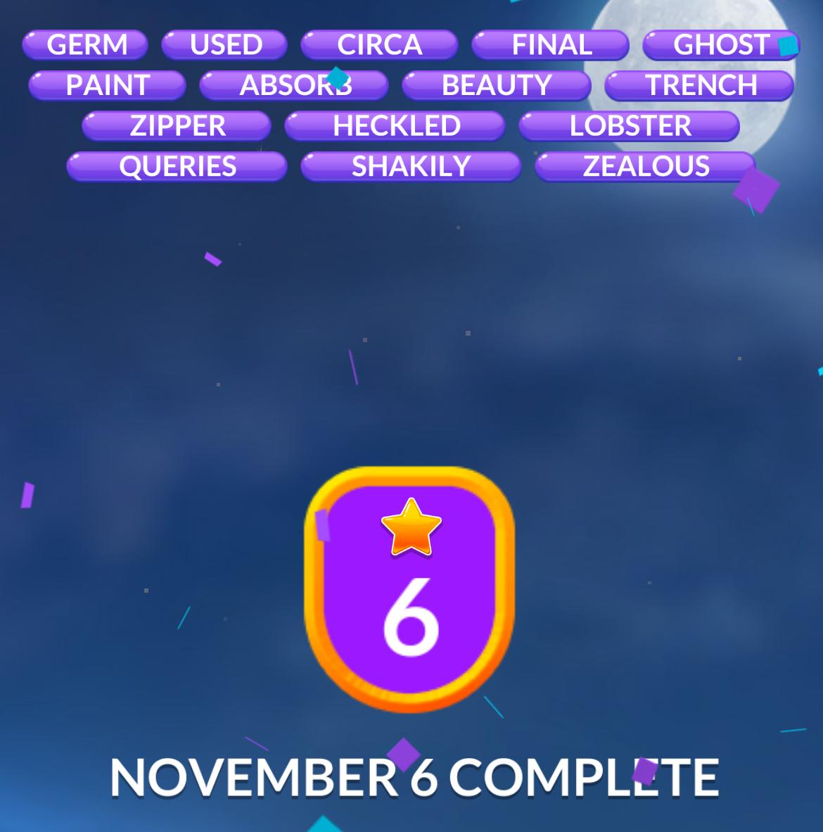 Word Stacks Daily Puzzle November 6 2025 Word Stacks Daily Puzzle November 6 2025