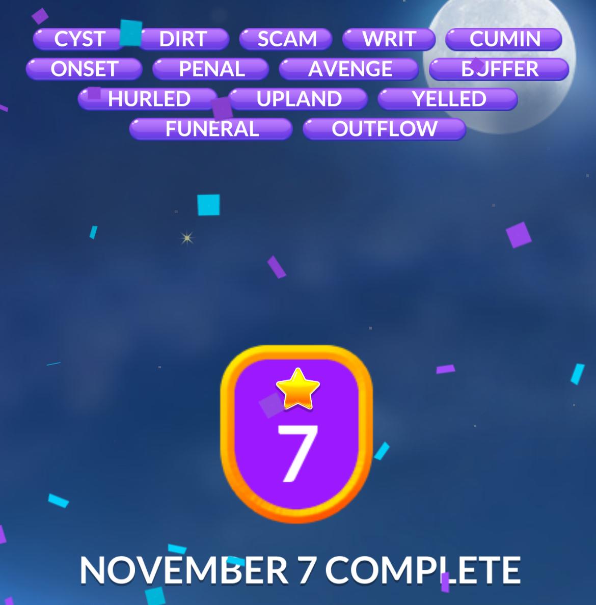 Word Stacks Daily Puzzle November 7 2025 Word Stacks Daily Puzzle November 7 2025