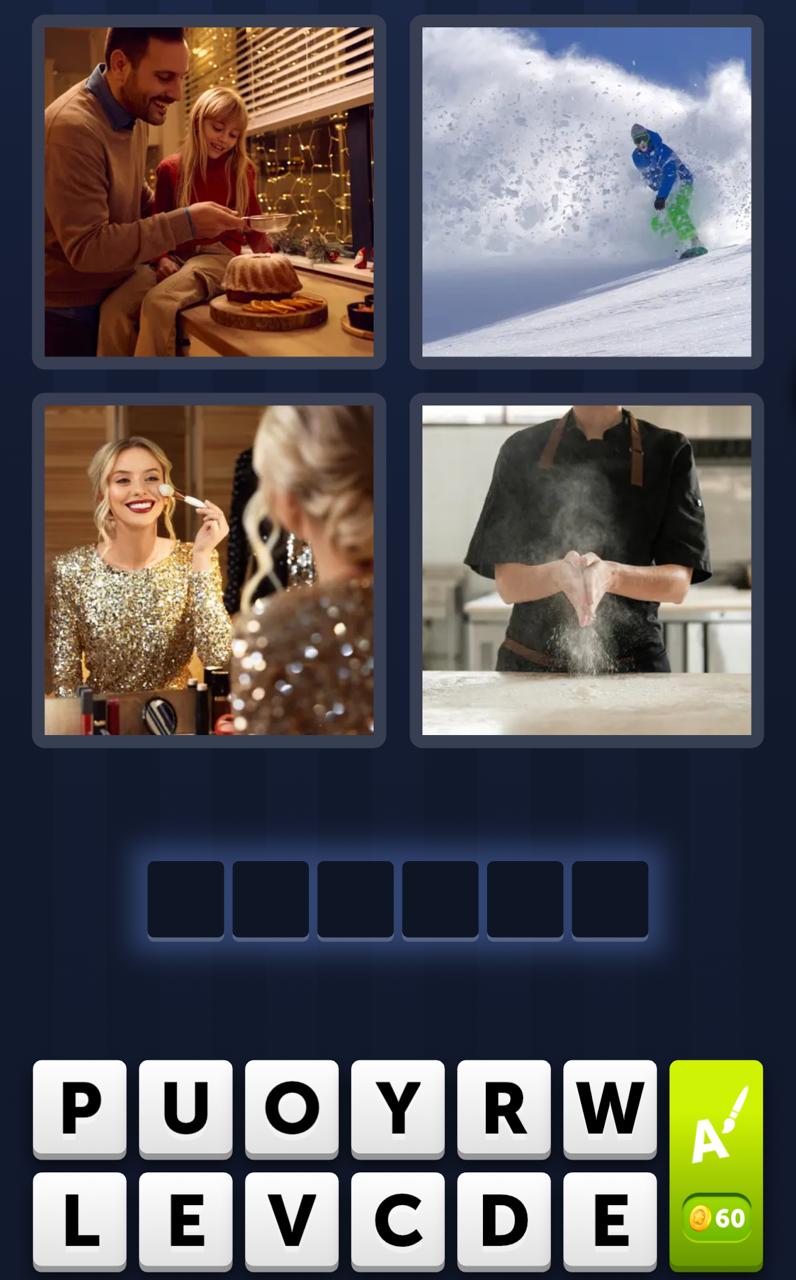 4 Pics 1 Word Daily Bonus Puzzle December 12 2025