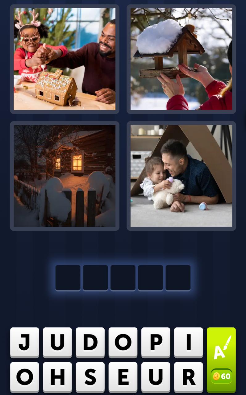 4 Pics 1 Word Daily Puzzle December 22 2025
