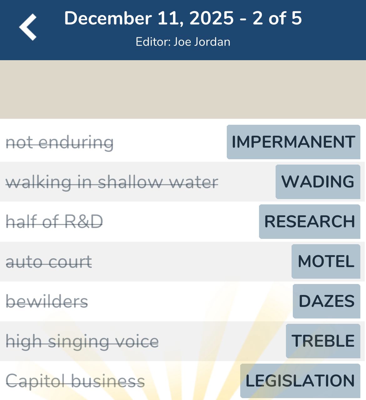 7 Little Words December 11 2025 2