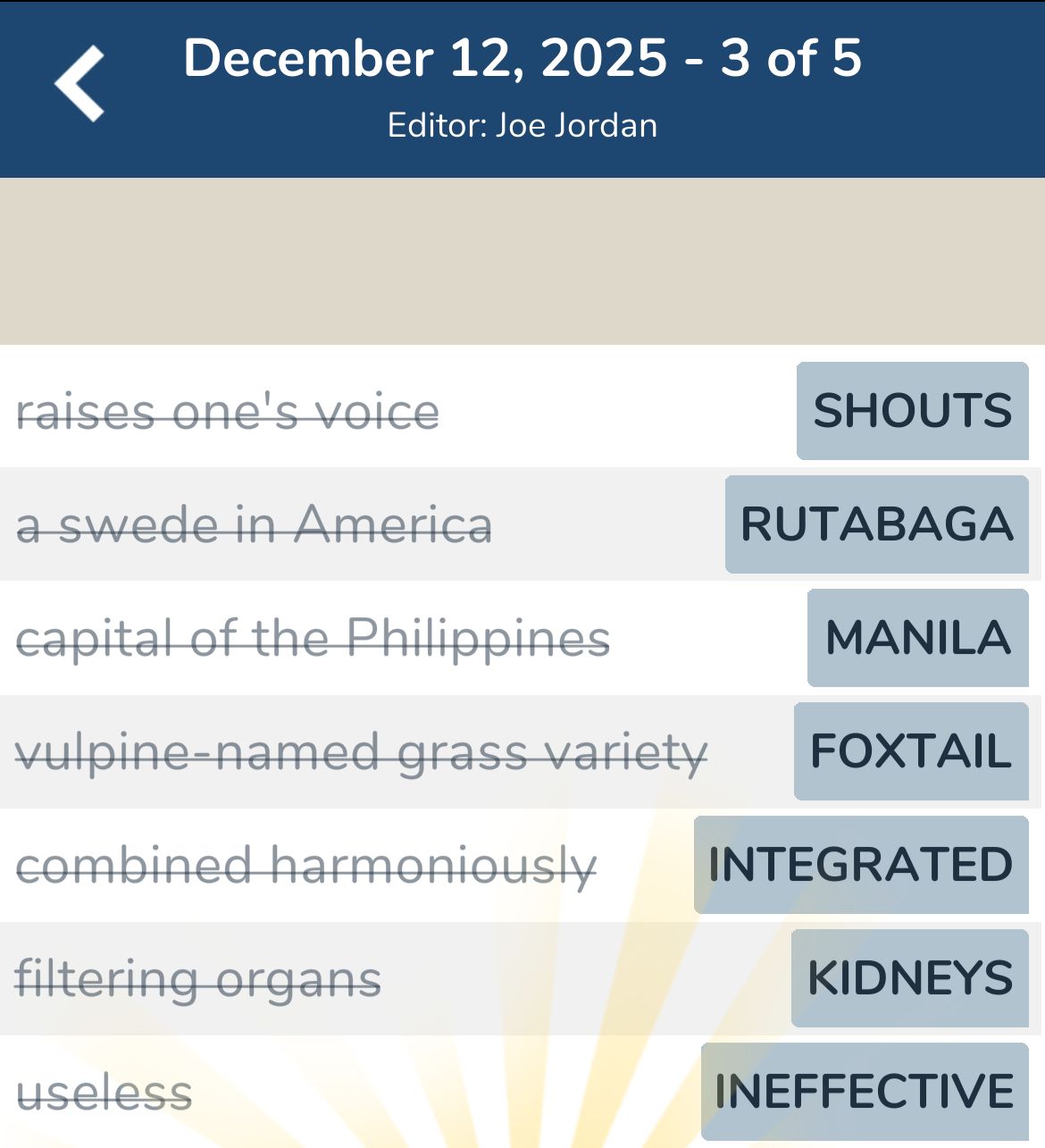 7 Little Words December 12 2025 3