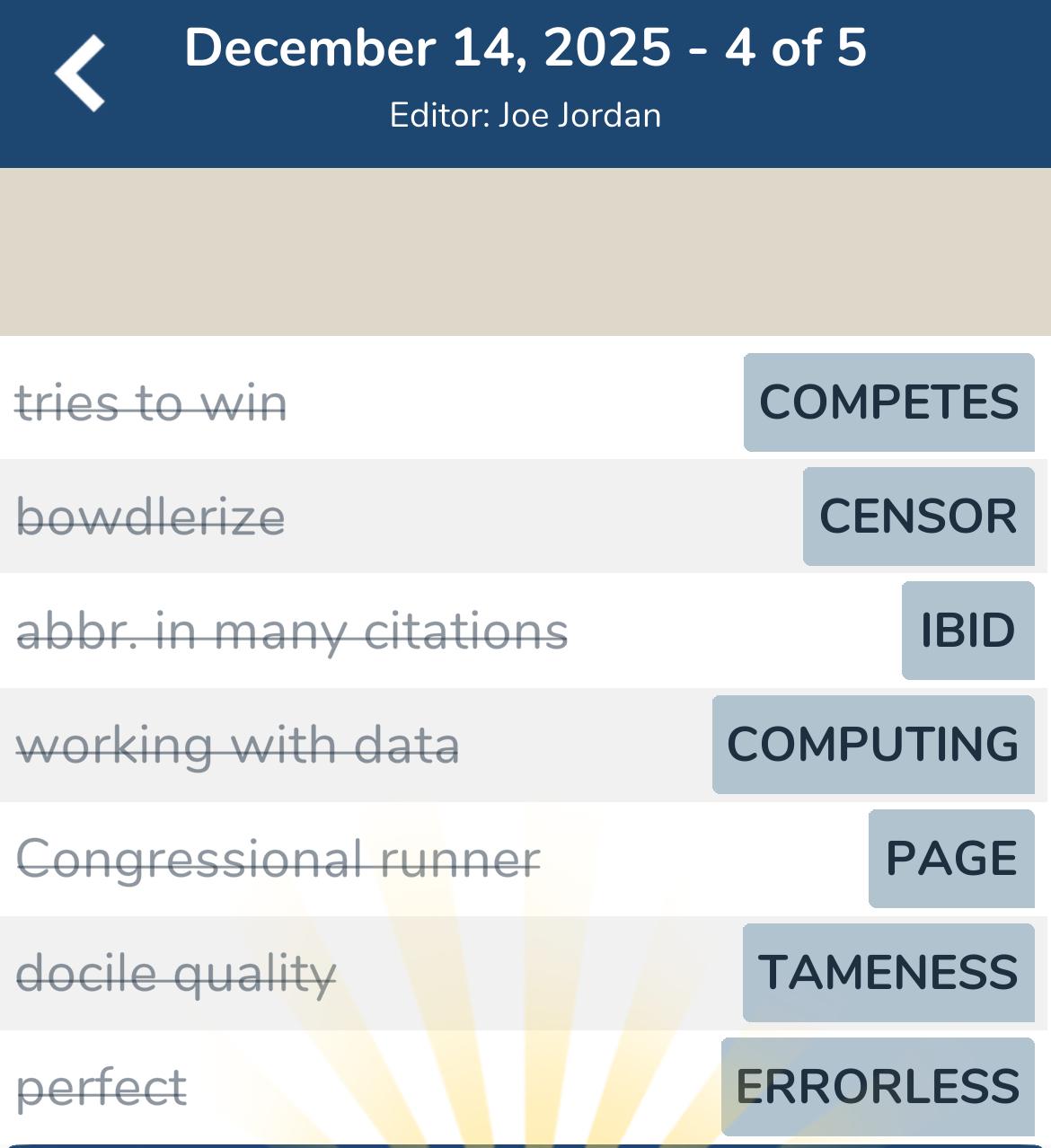 7 Little Words December 14 2025 4