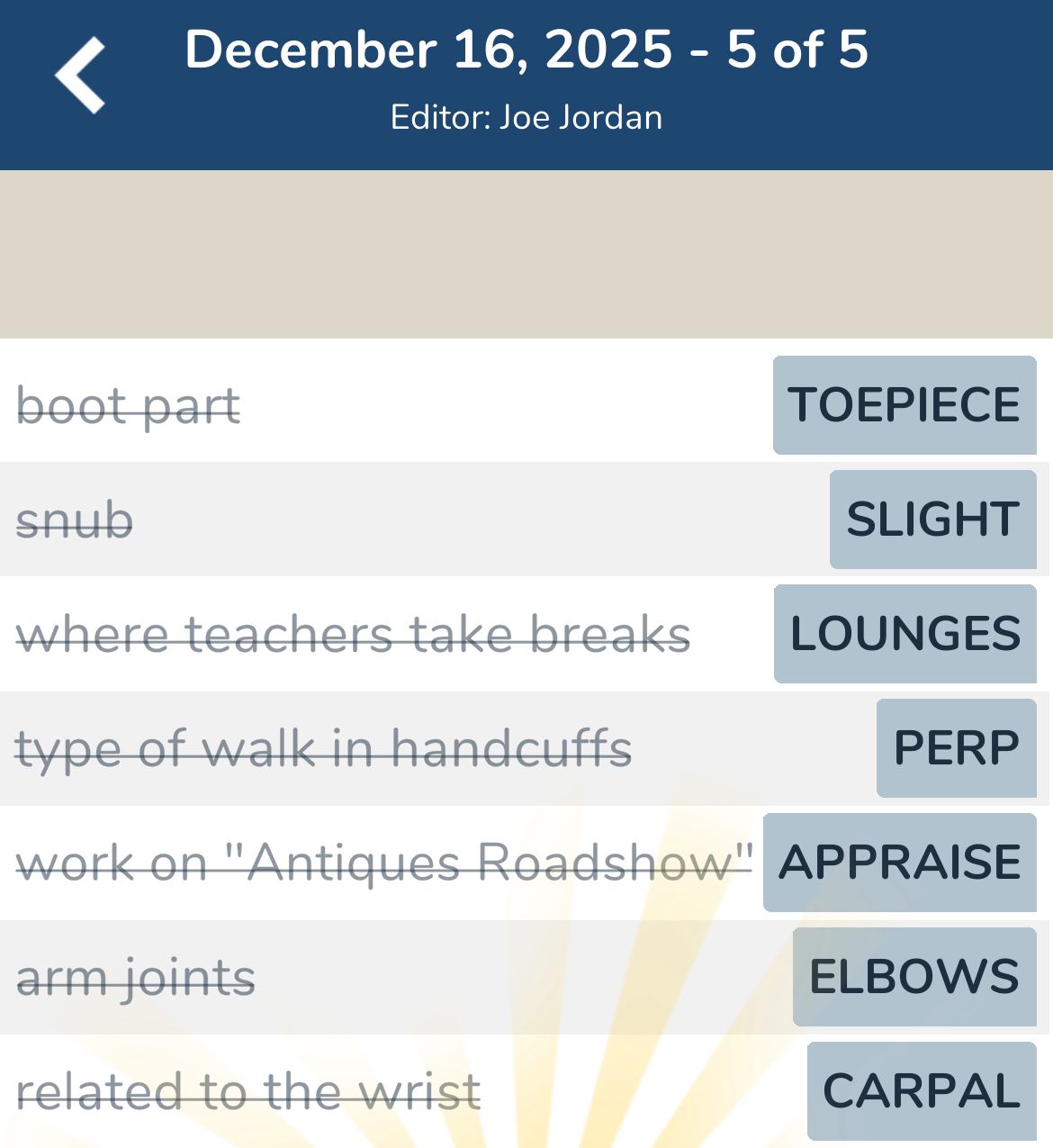 7 Little Words December 16 2025 5