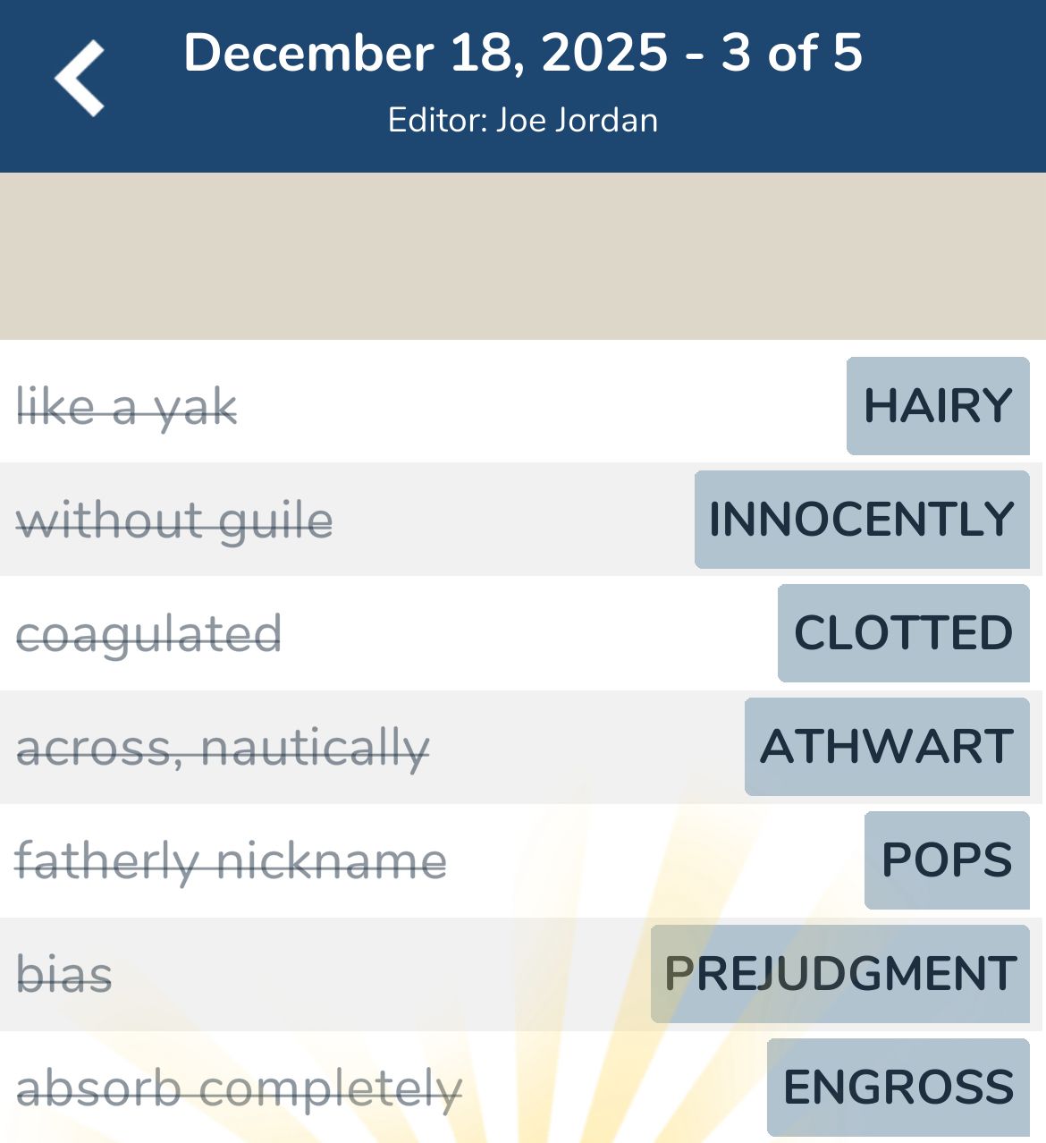 7 Little Words December 18 2025 3 7 Little Words December 18 2025 3