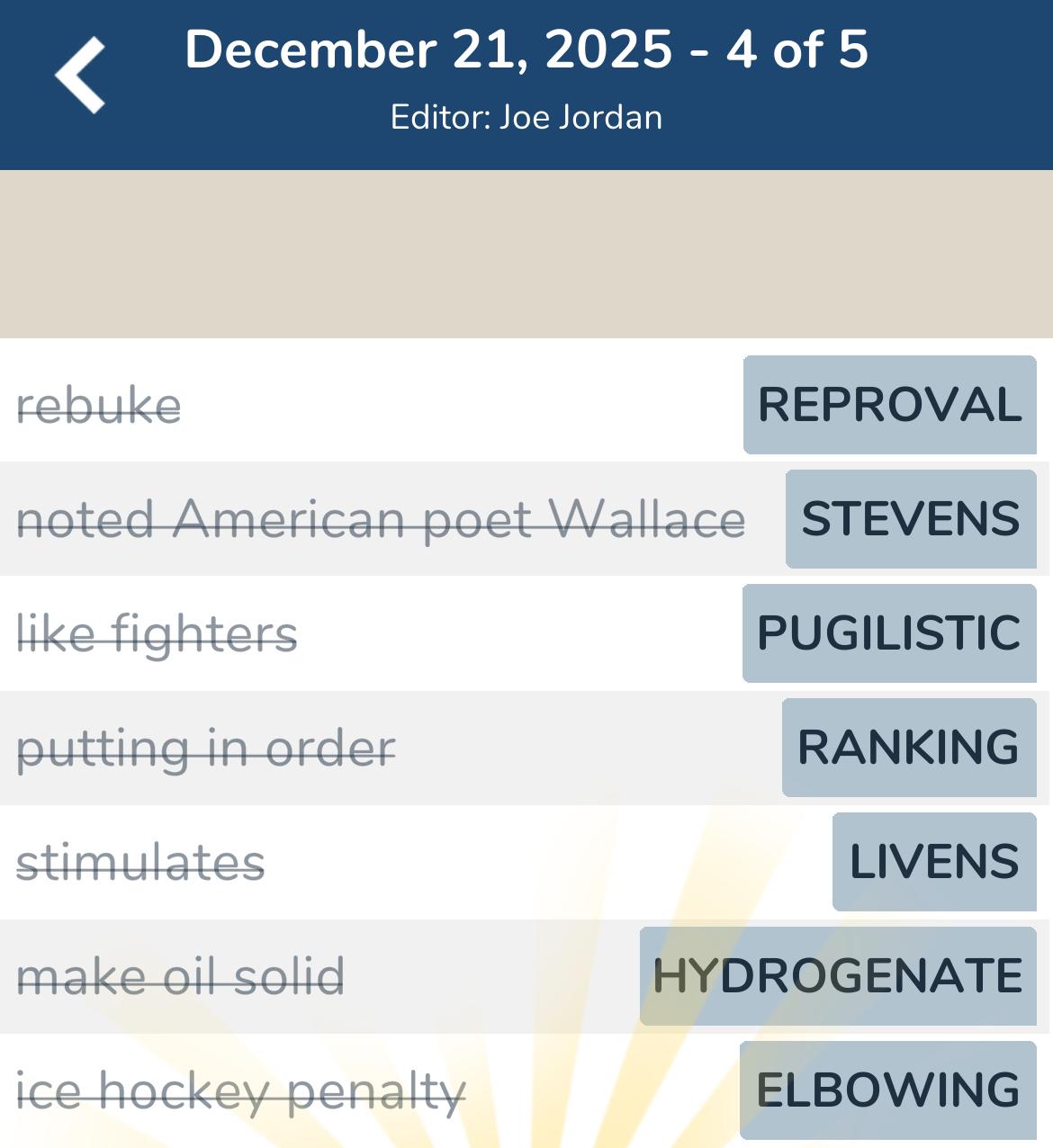 7 Little Words December 21 2025 4 7 Little Words December 21 2025 4