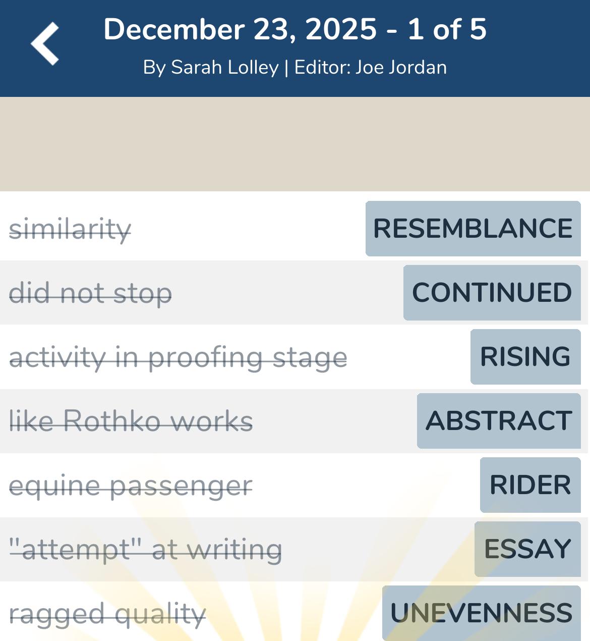 7 Little Words December 23 2025 1 7 Little Words December 23 2025 1