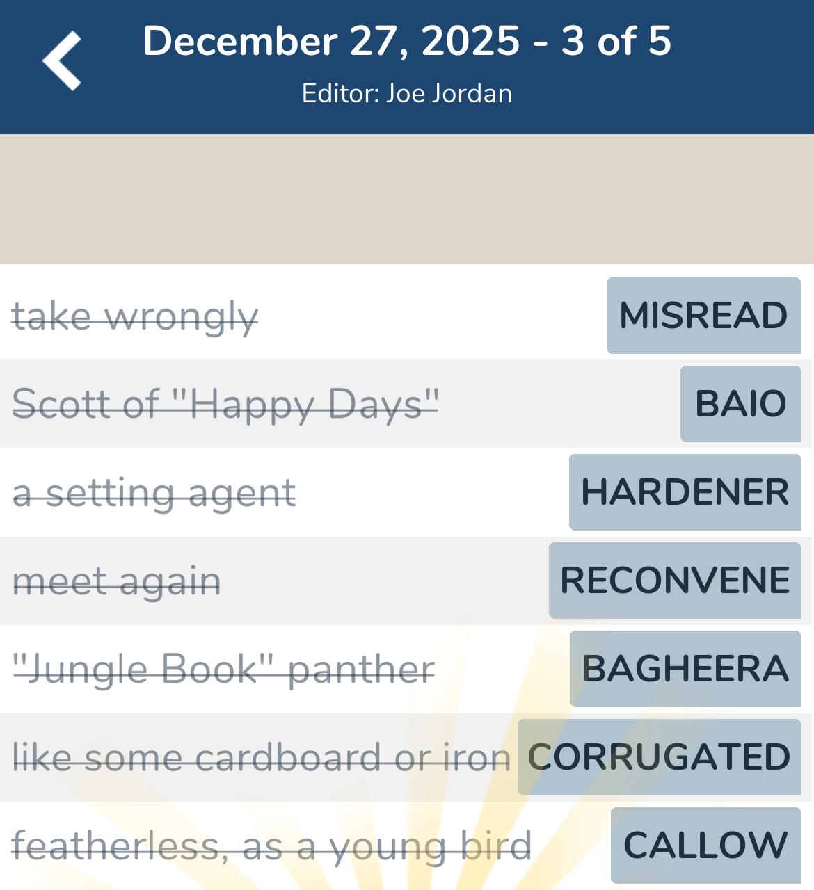 7 Little Words December 27 2025 3