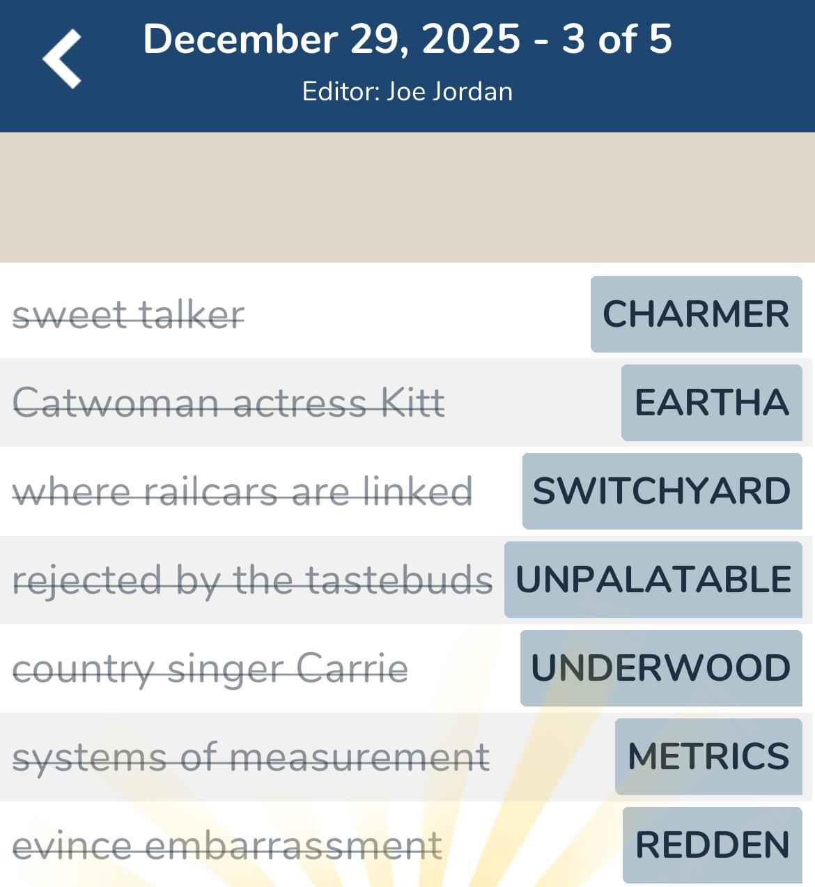 7 Little Words December 29 2025 3 7 Little Words December 29 2025 3