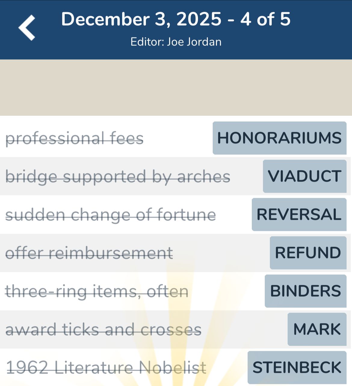 7 Little Words December 3 2025 4