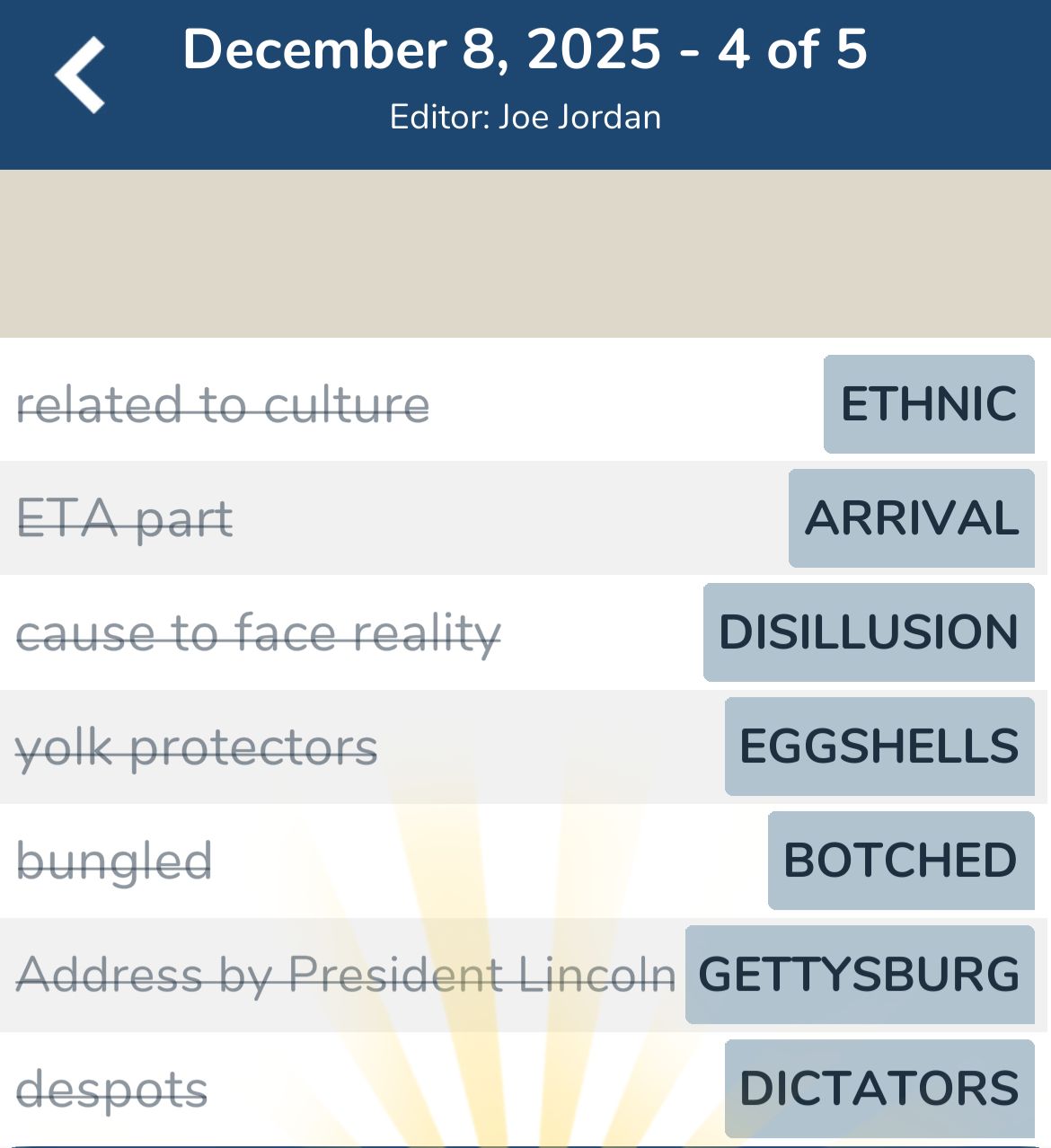 7 Little Words December 8 2025 4