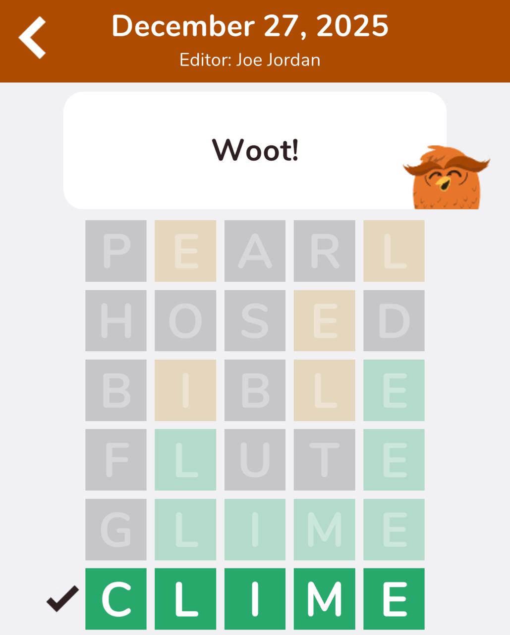 7 Little Words Hootle December 27 2025