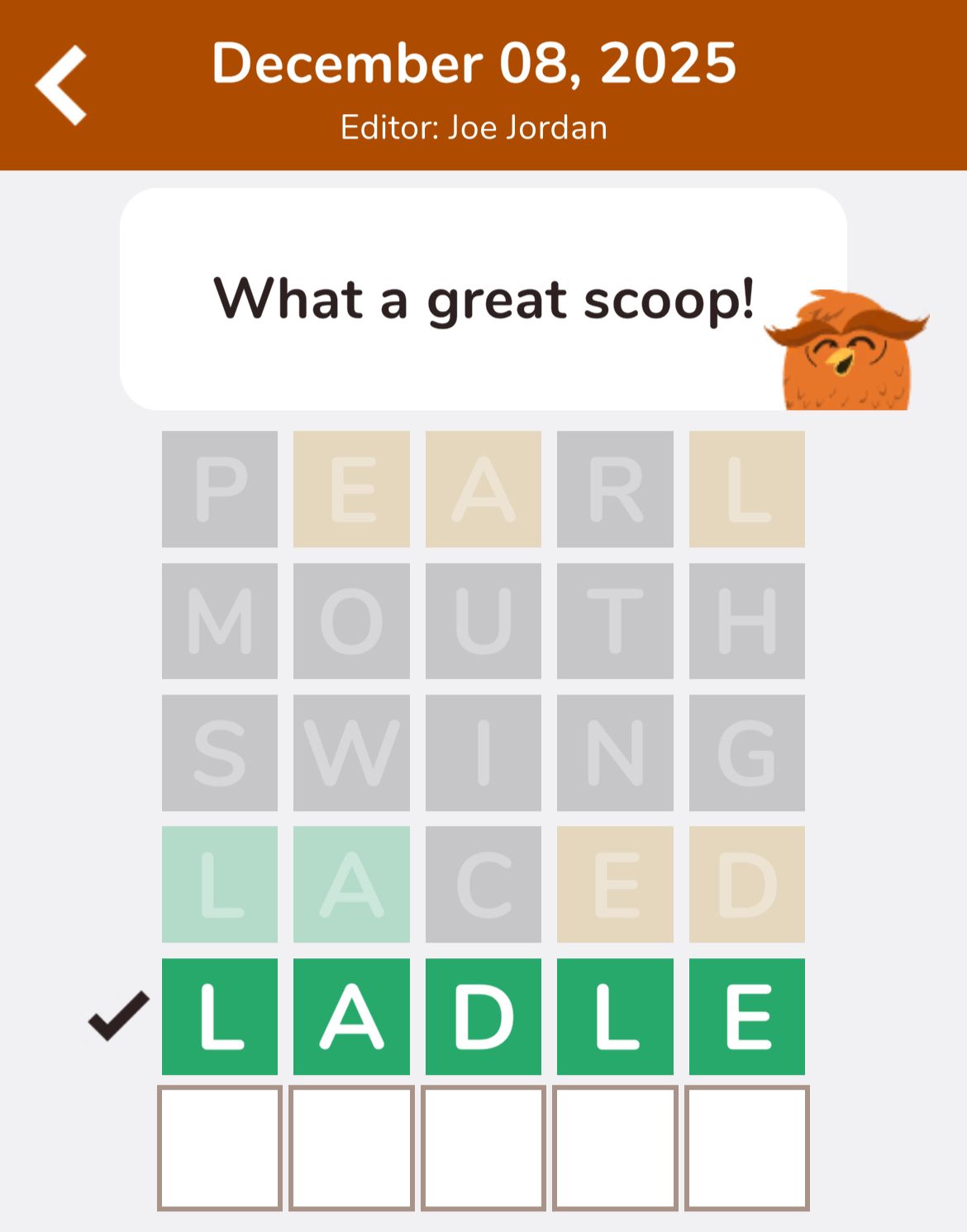 7 Little Words Hootle December 8 2025