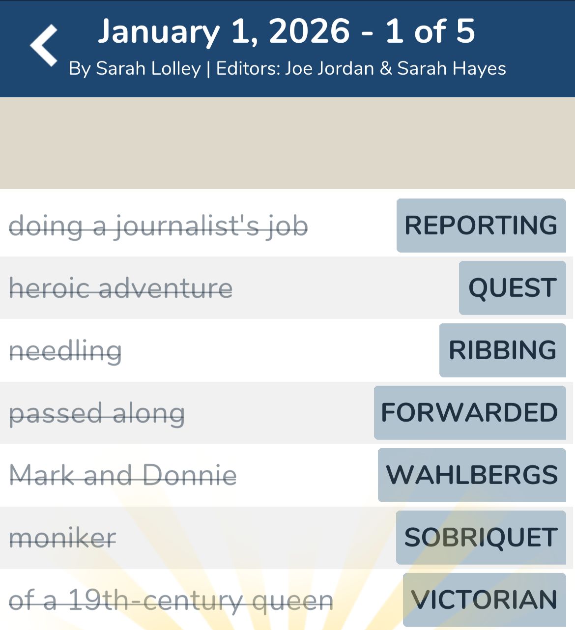 7 Little Words January 1 2026 1