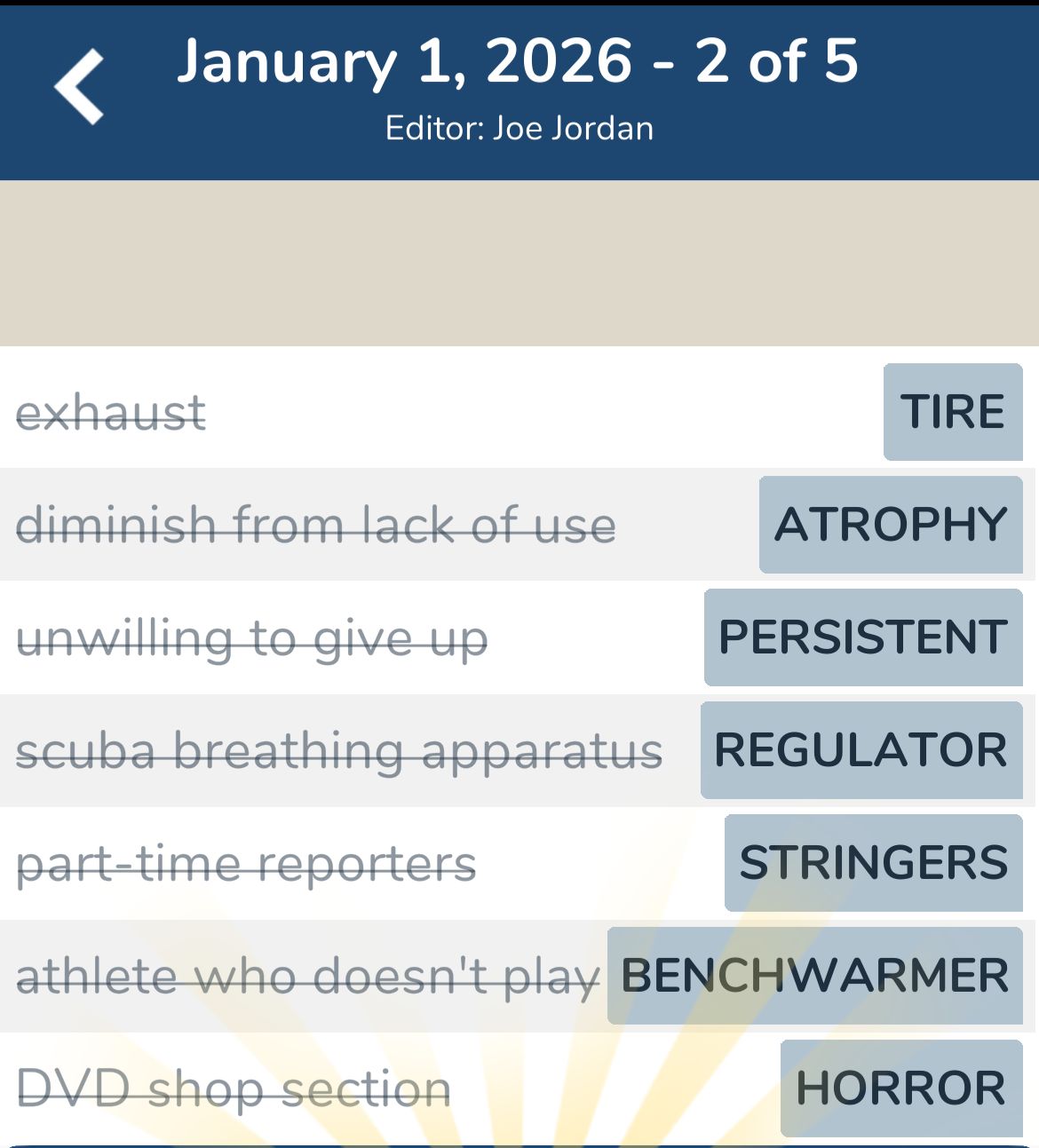 7 Little Words January 1 2026 2